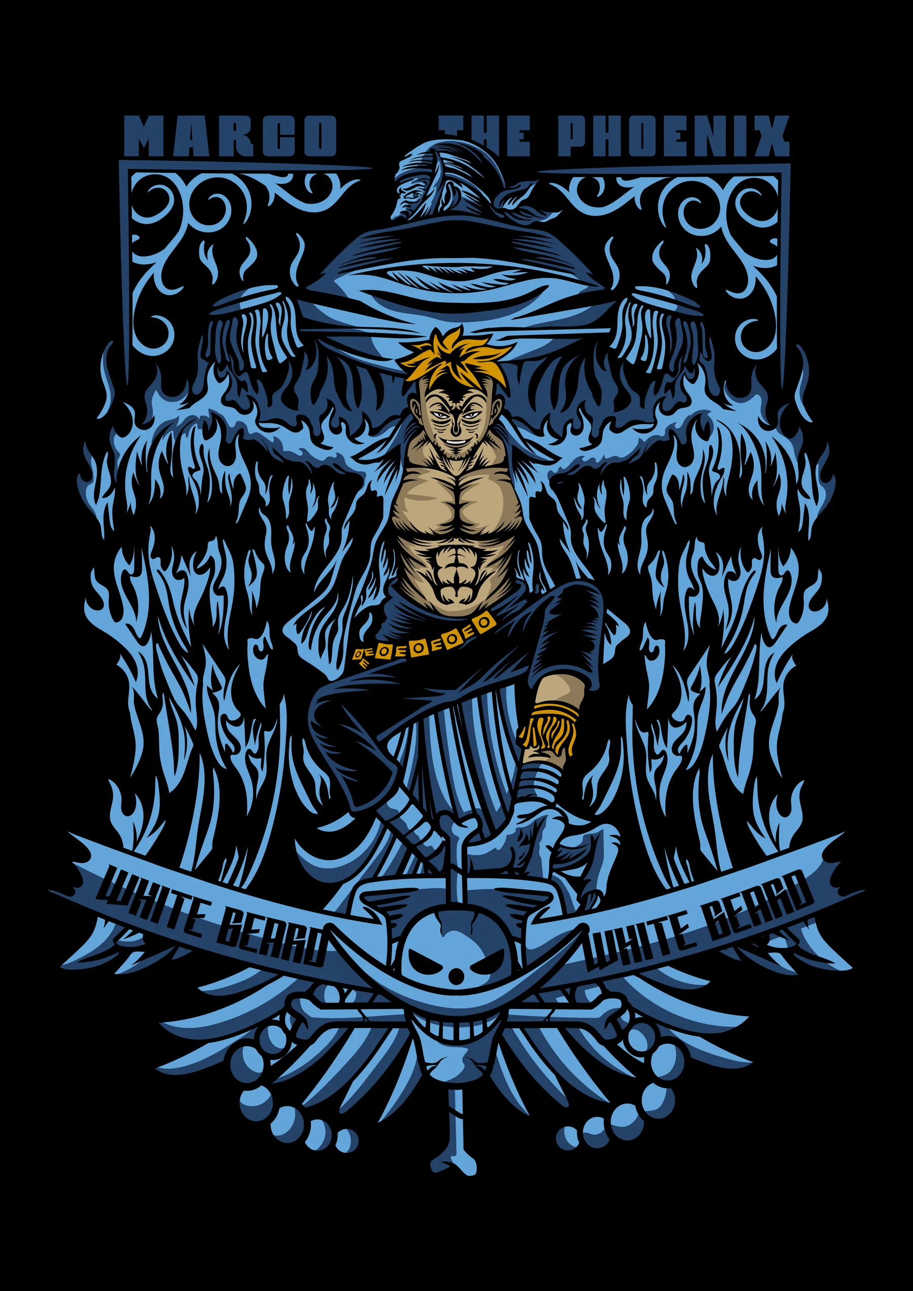 Marco el Fénix Alas Azules
