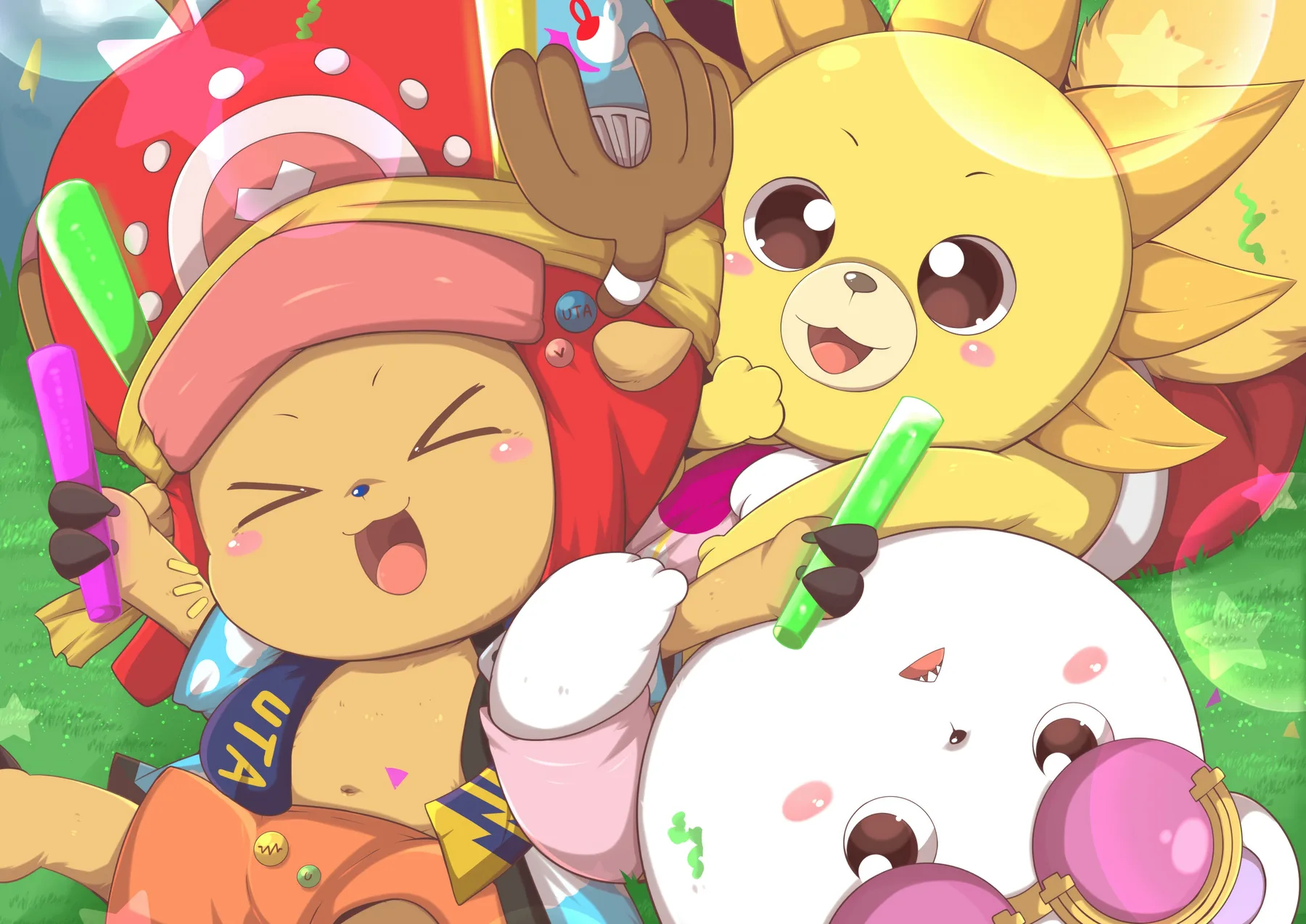 Chopper y Uta Personaje Solar