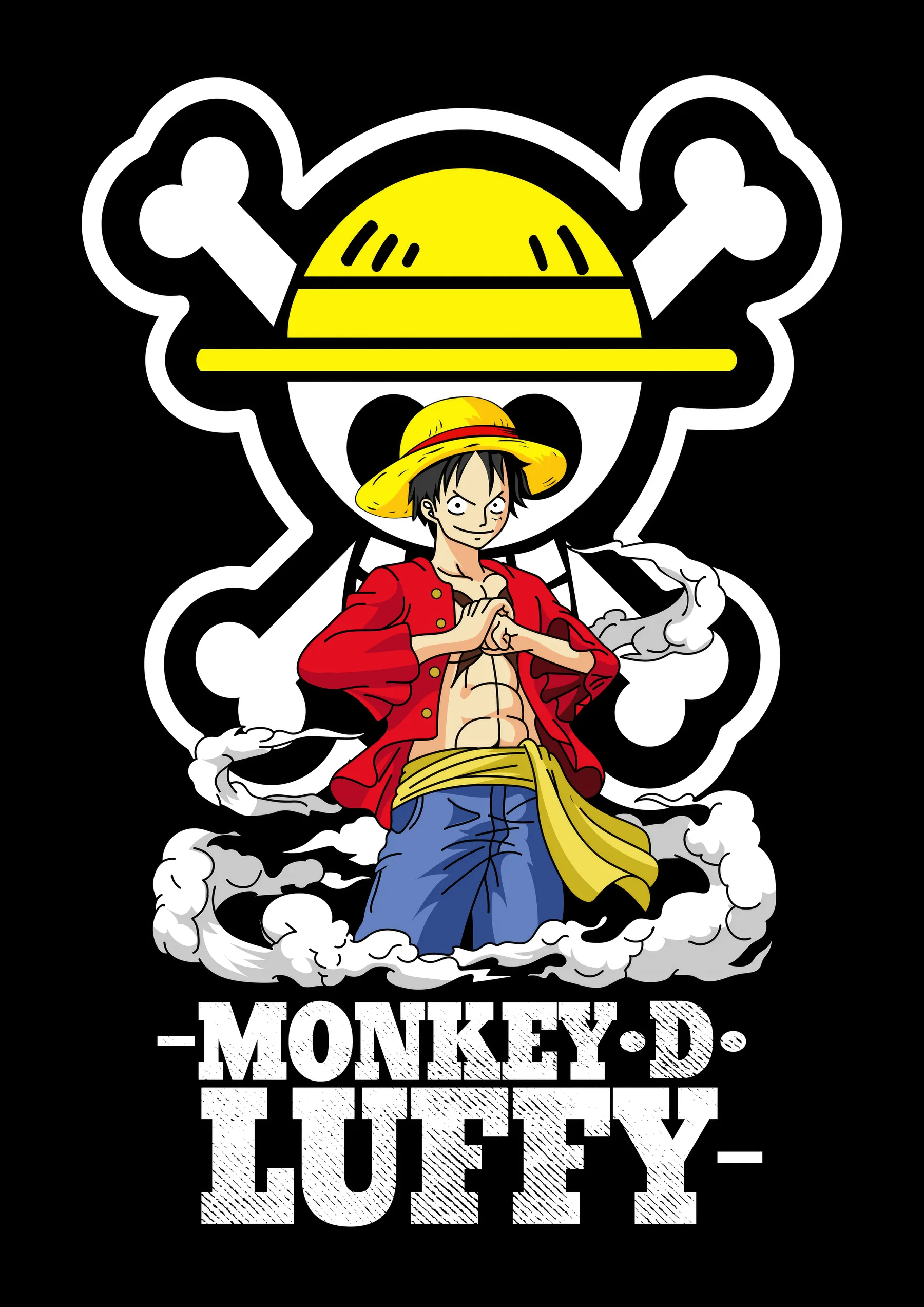 Monkey D. Luffy Mugiwara Logo