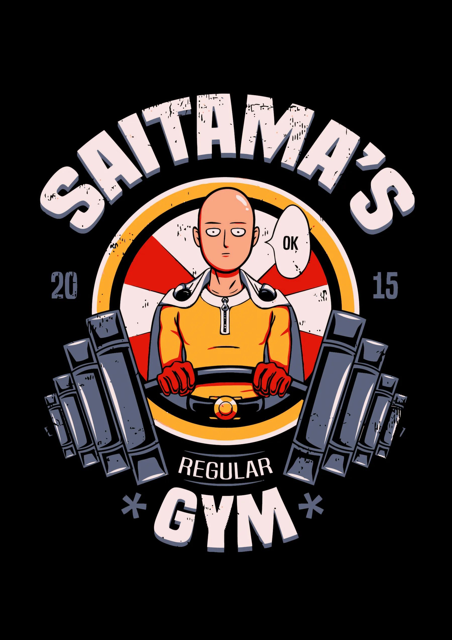 Saitama Logo Gimnasio Poster
