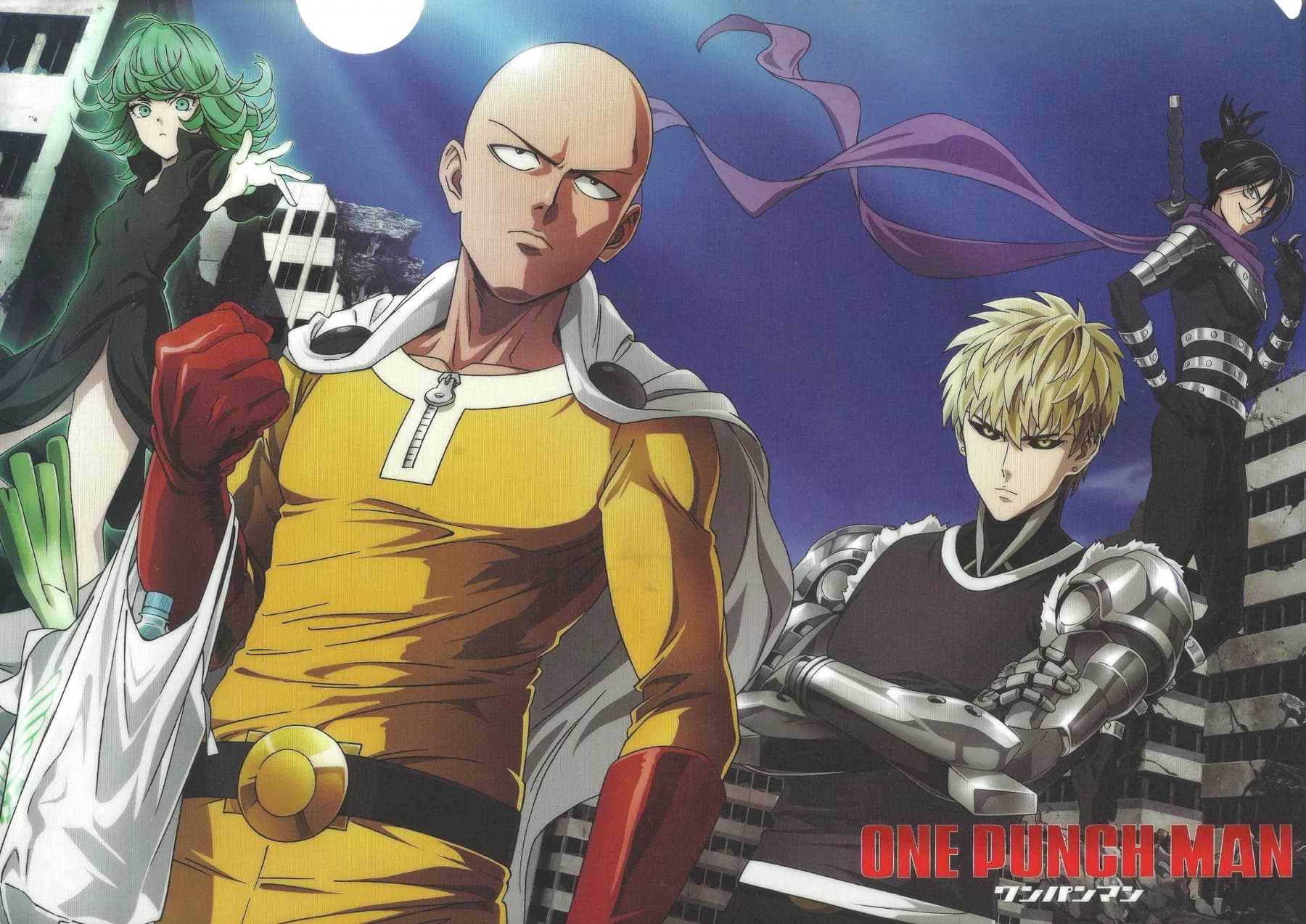 One Punch Man Elenco Poster Oficial