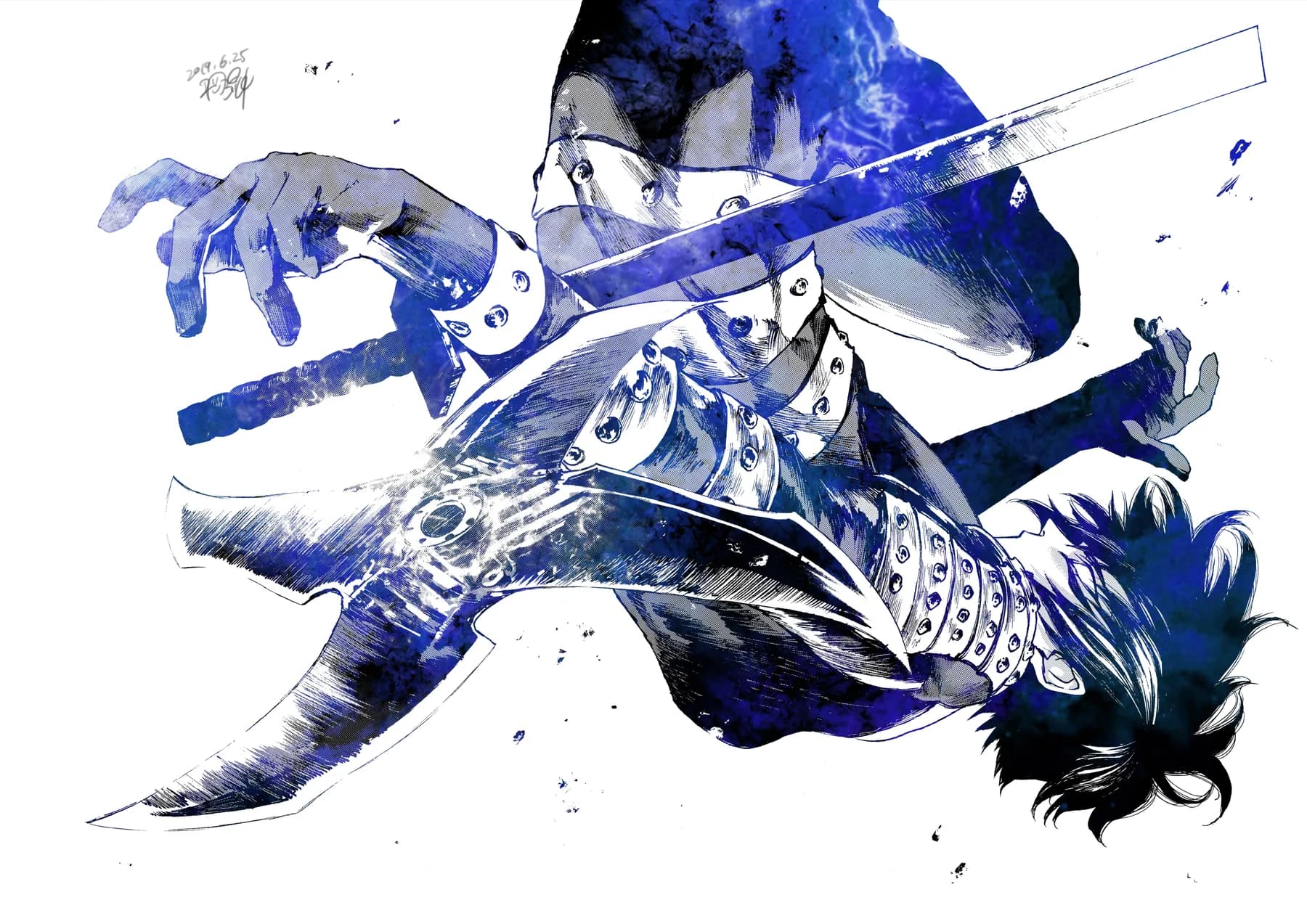 Metal Bat Boceto Azul