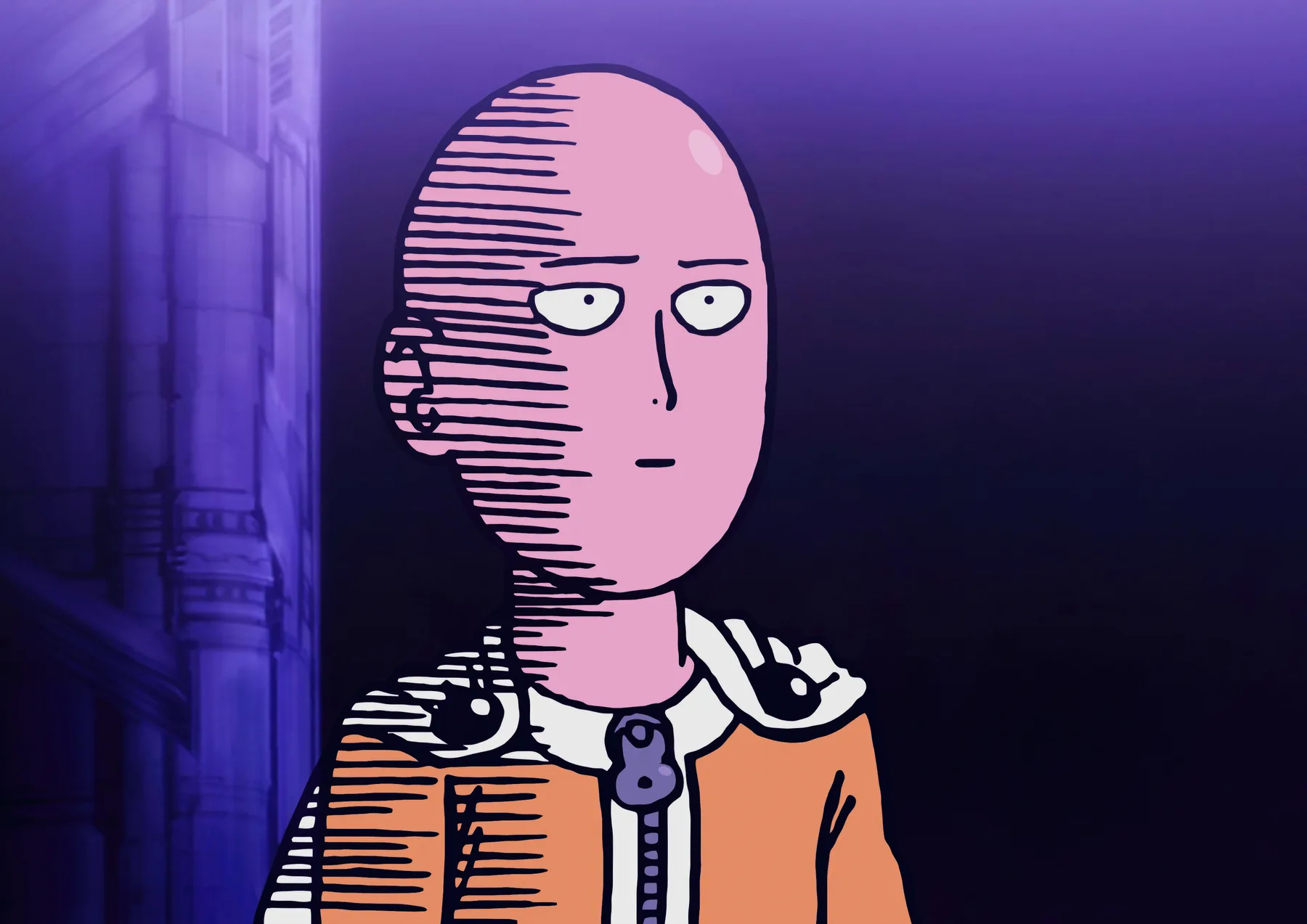 Saitama Retrato Nocturno Purpura