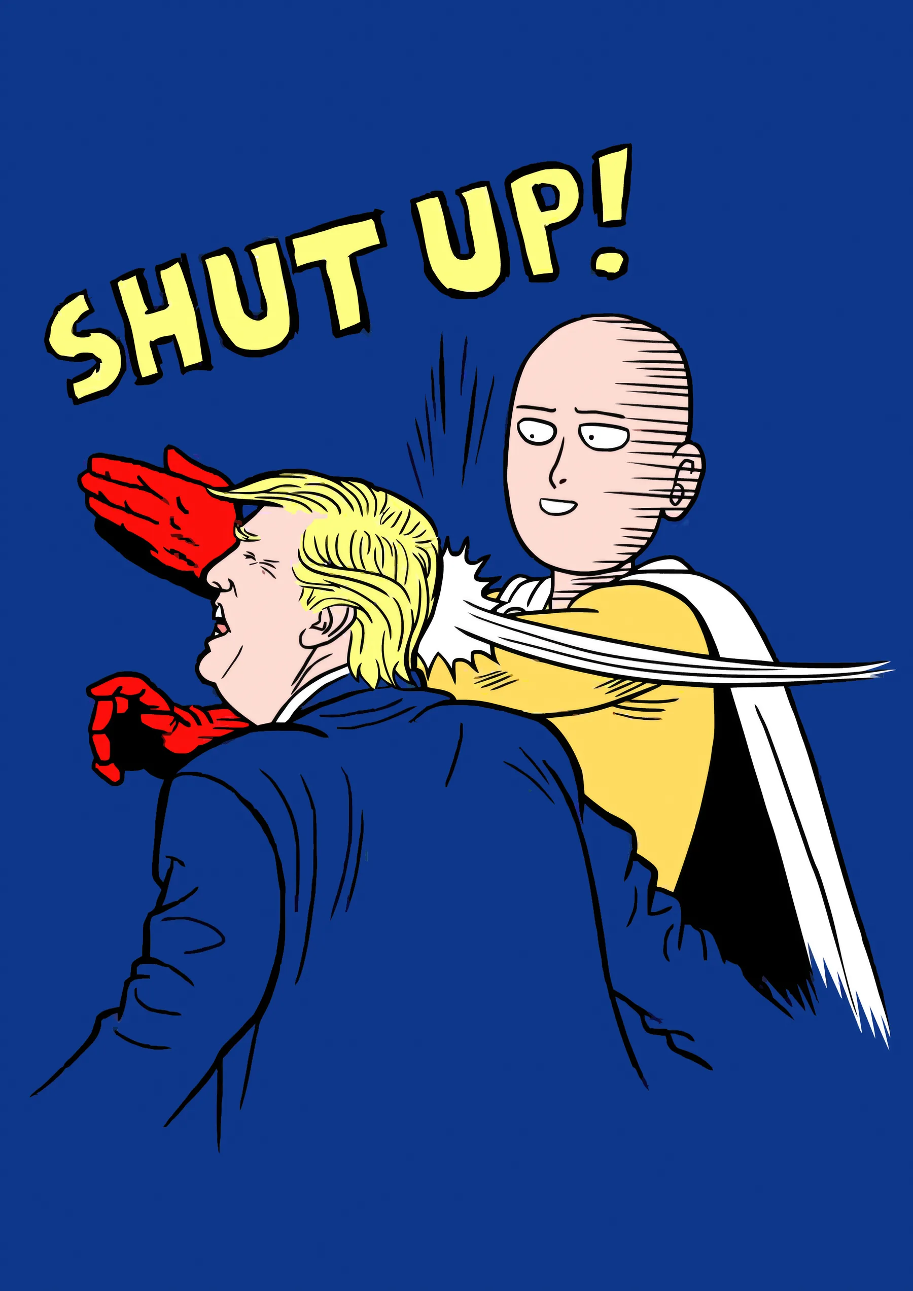 Saitama Golpe Satira Politica Poster