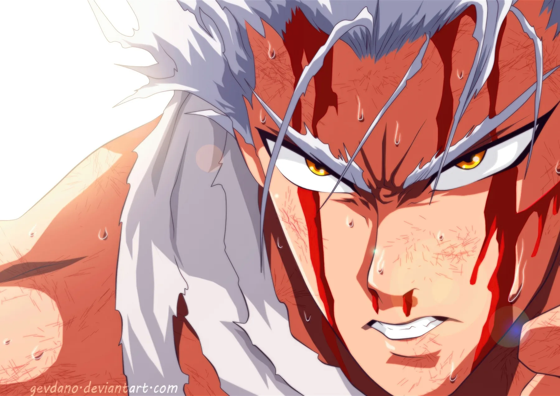 Garou Primer Plano Sangre y Furia