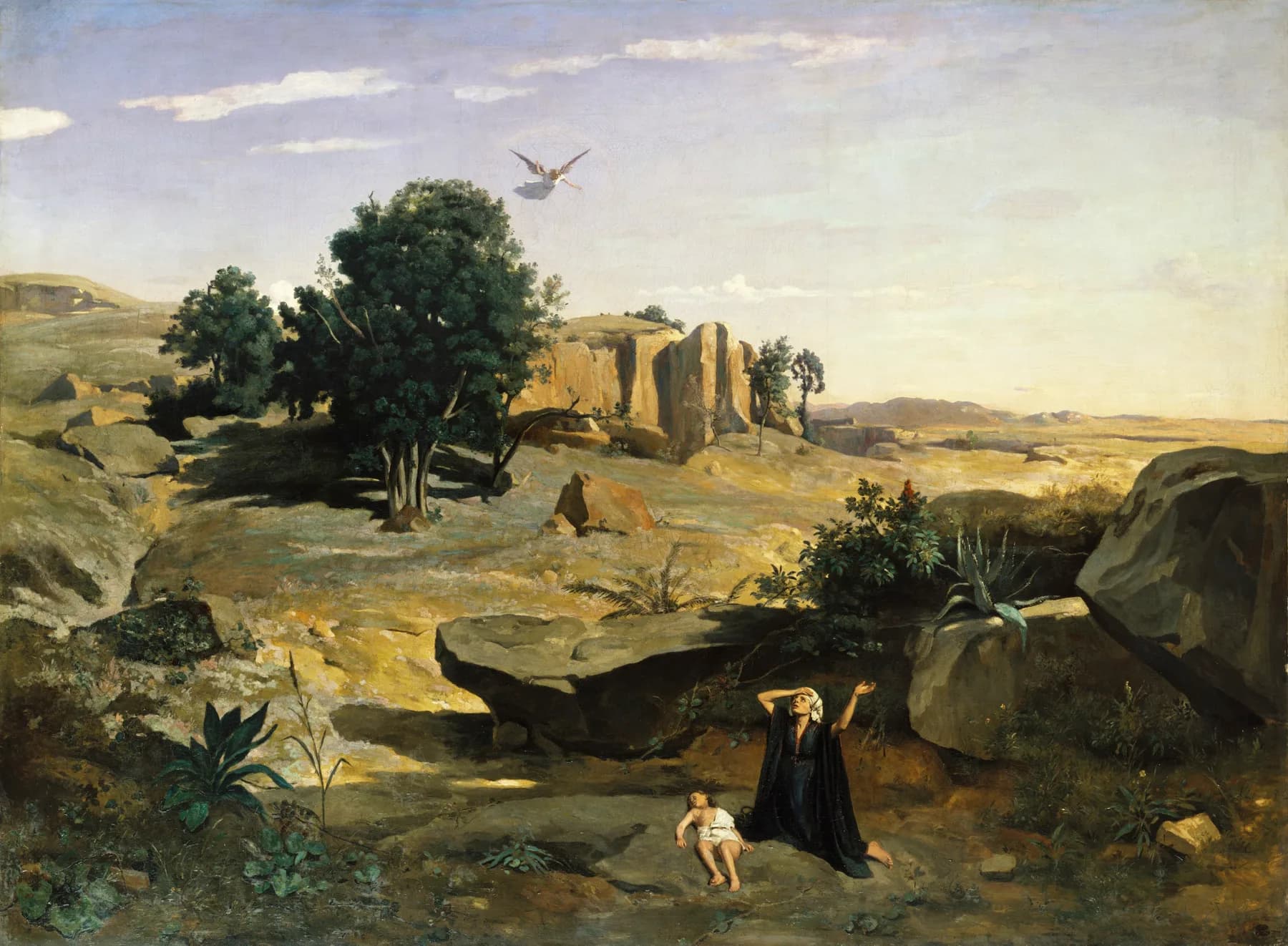 Paisaje Rocoso con Figuras - Pissarro