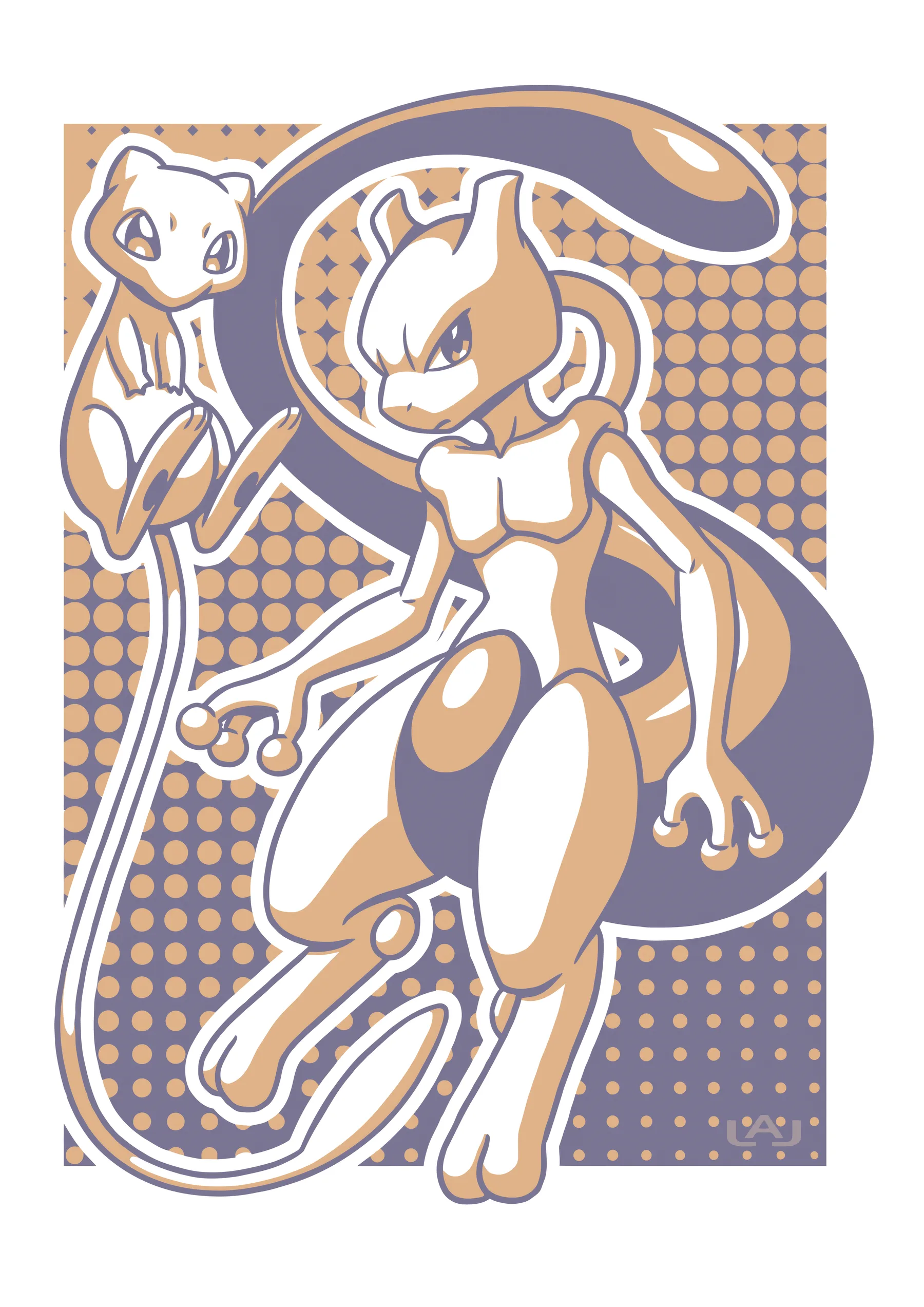 Mewtwo y Mew Duo