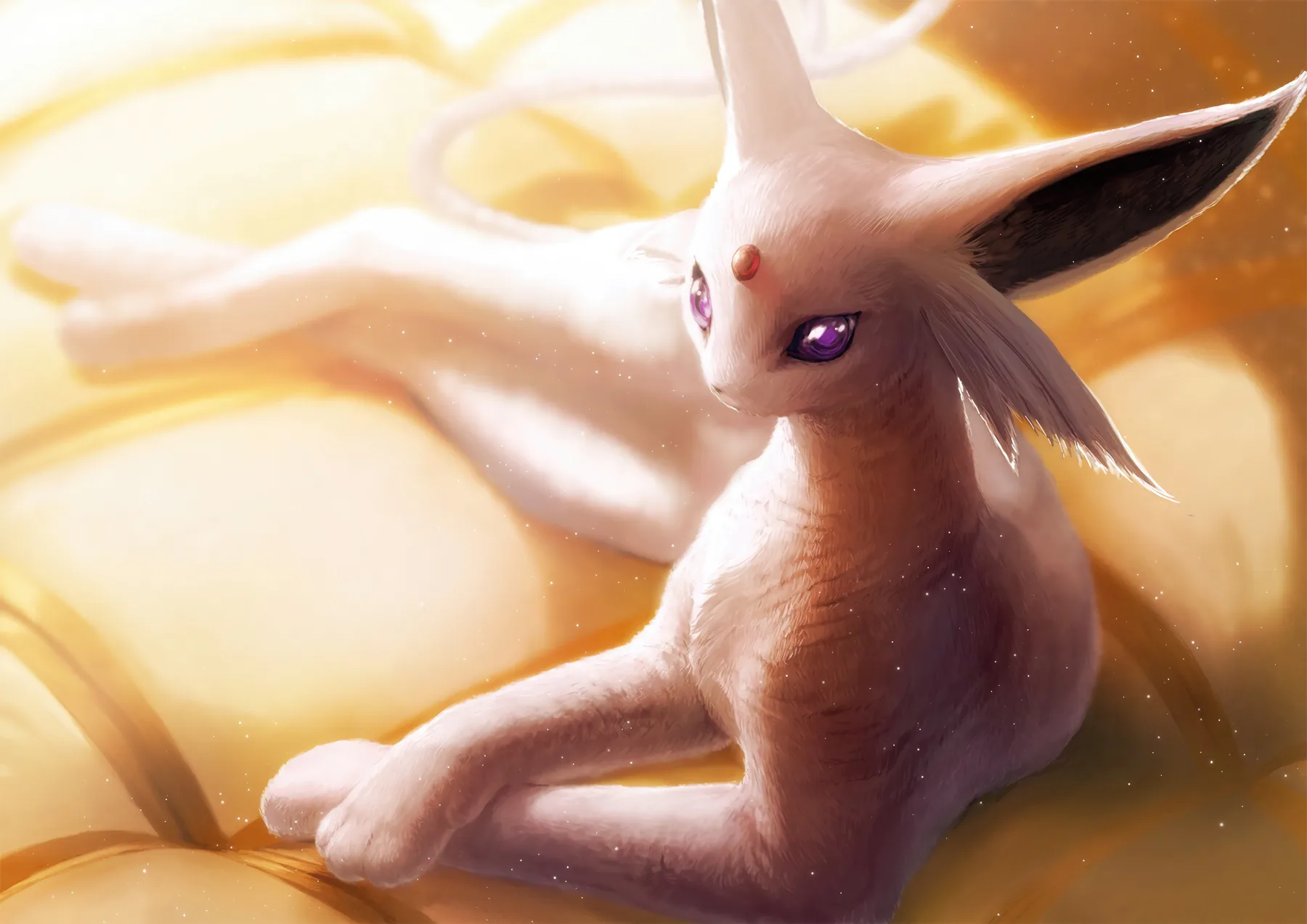 Espeon Realista Recostado