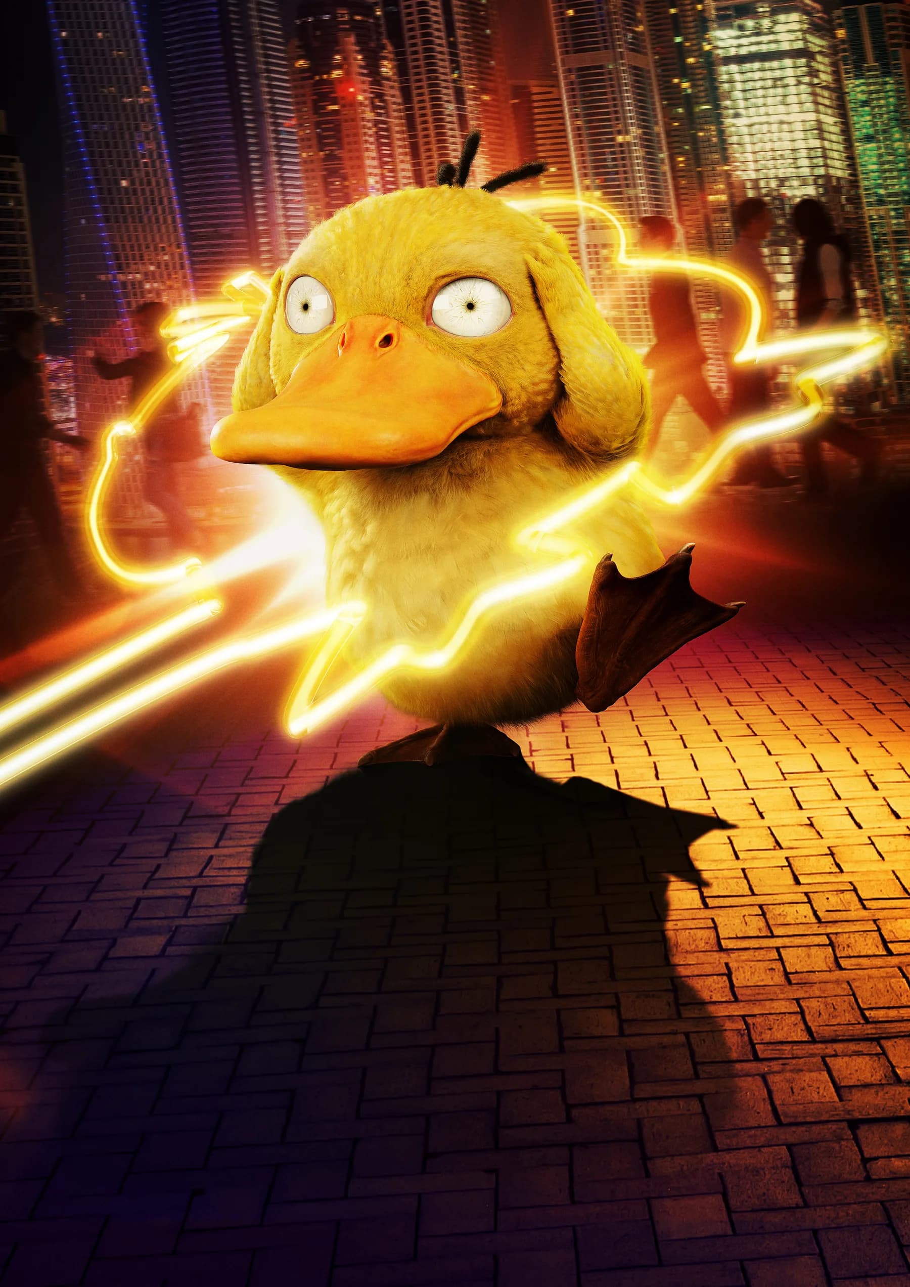 Psyduck Detective Pikachu Neon Amarillo