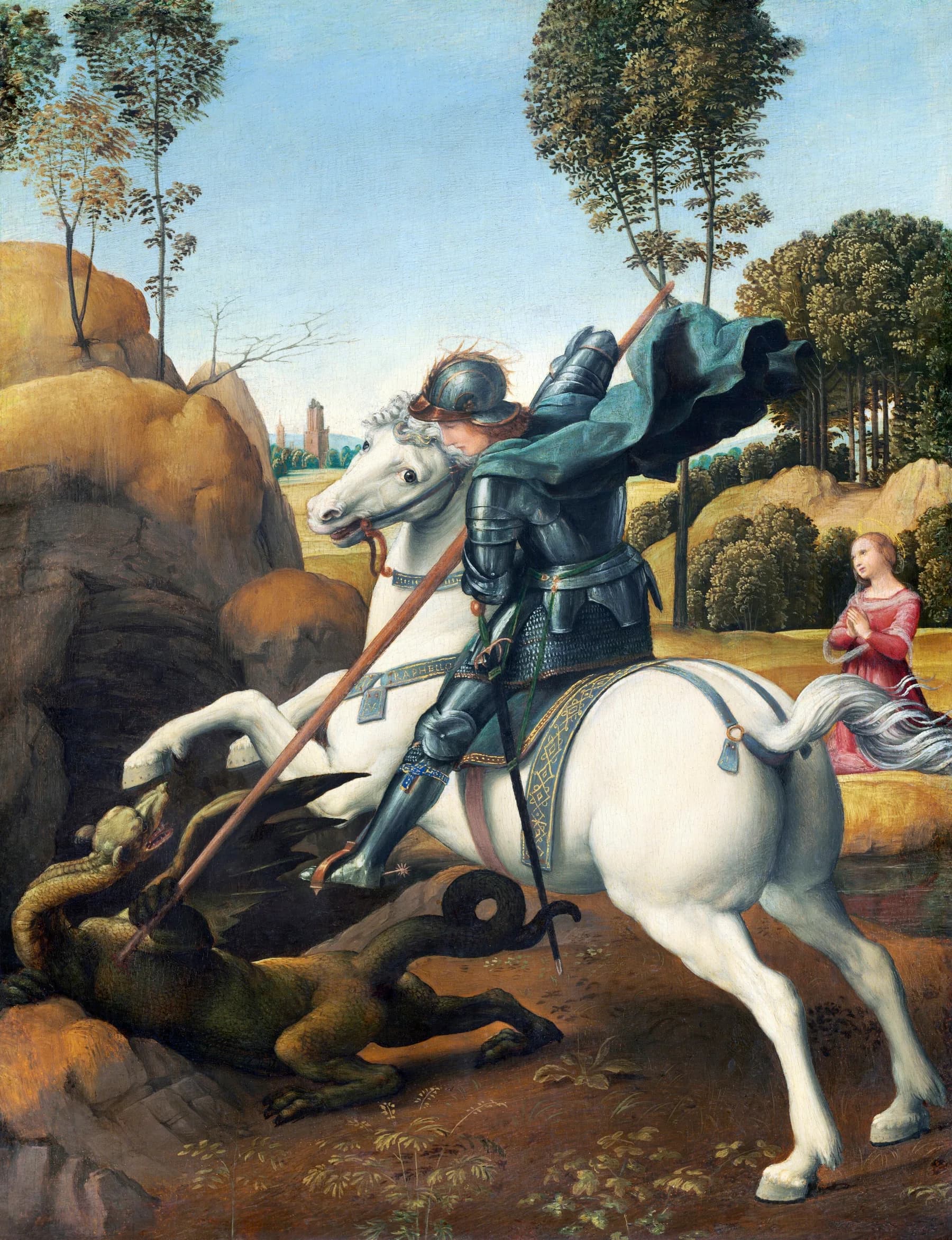 San Jorge y el Dragon - Rafael