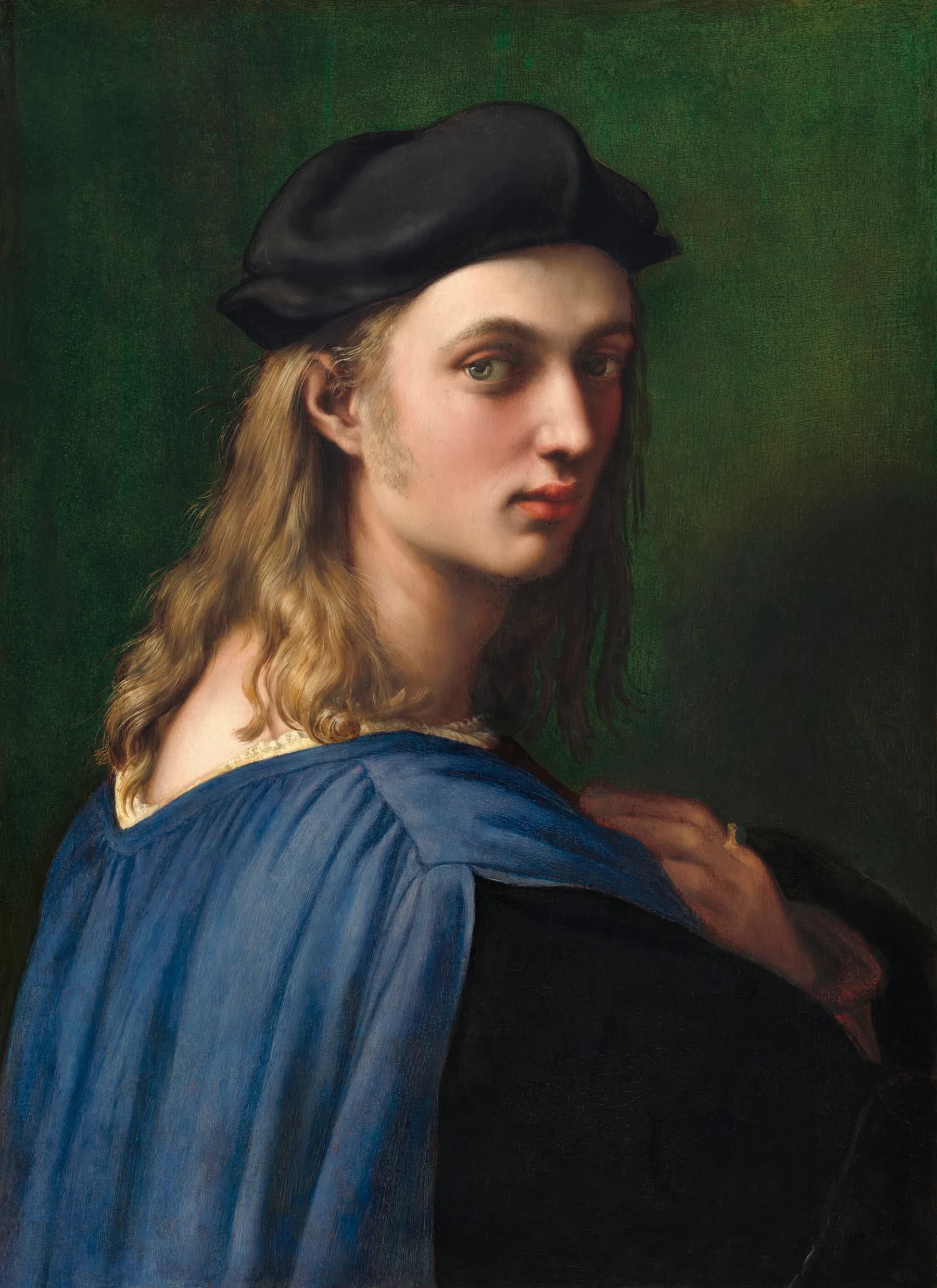 Retrato de Joven con Capa Azul - Rafael