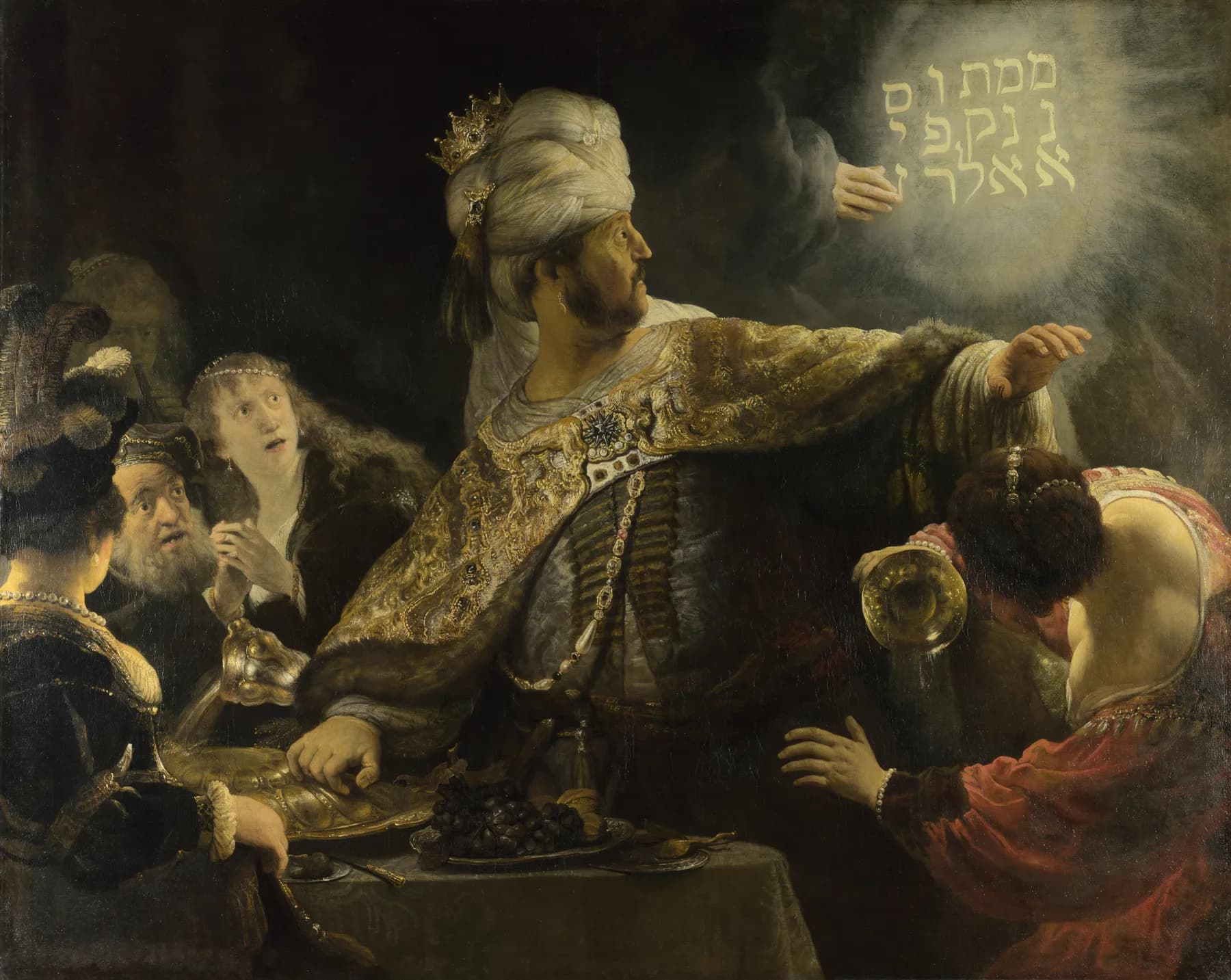 El Festin de Baltasar - Rembrandt