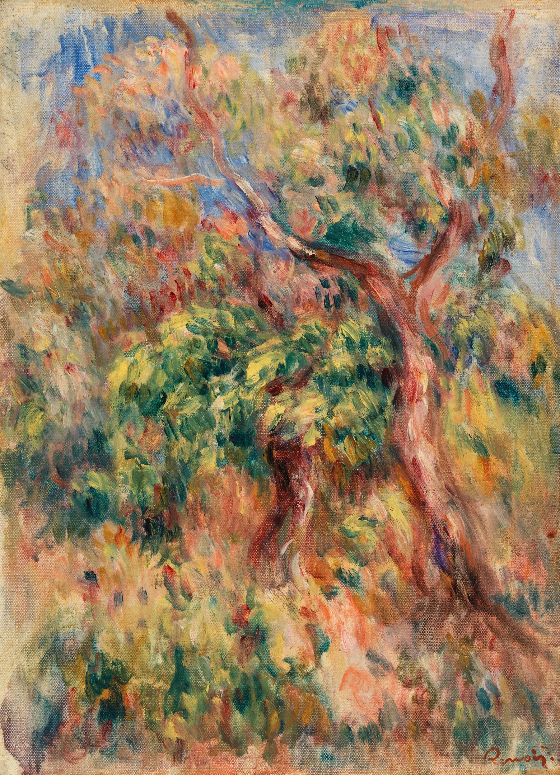 Paisaje con Arbol - Renoir