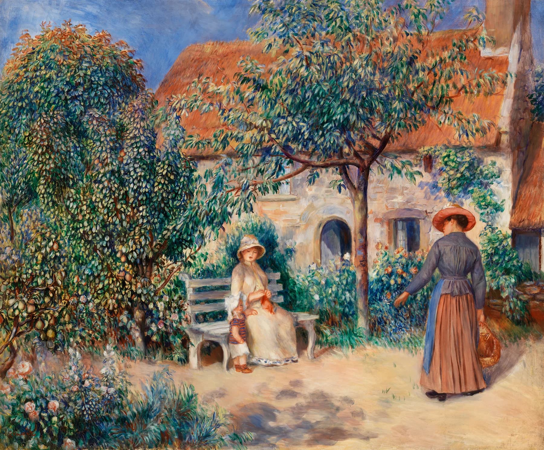 Jardin con Pareja - Renoir