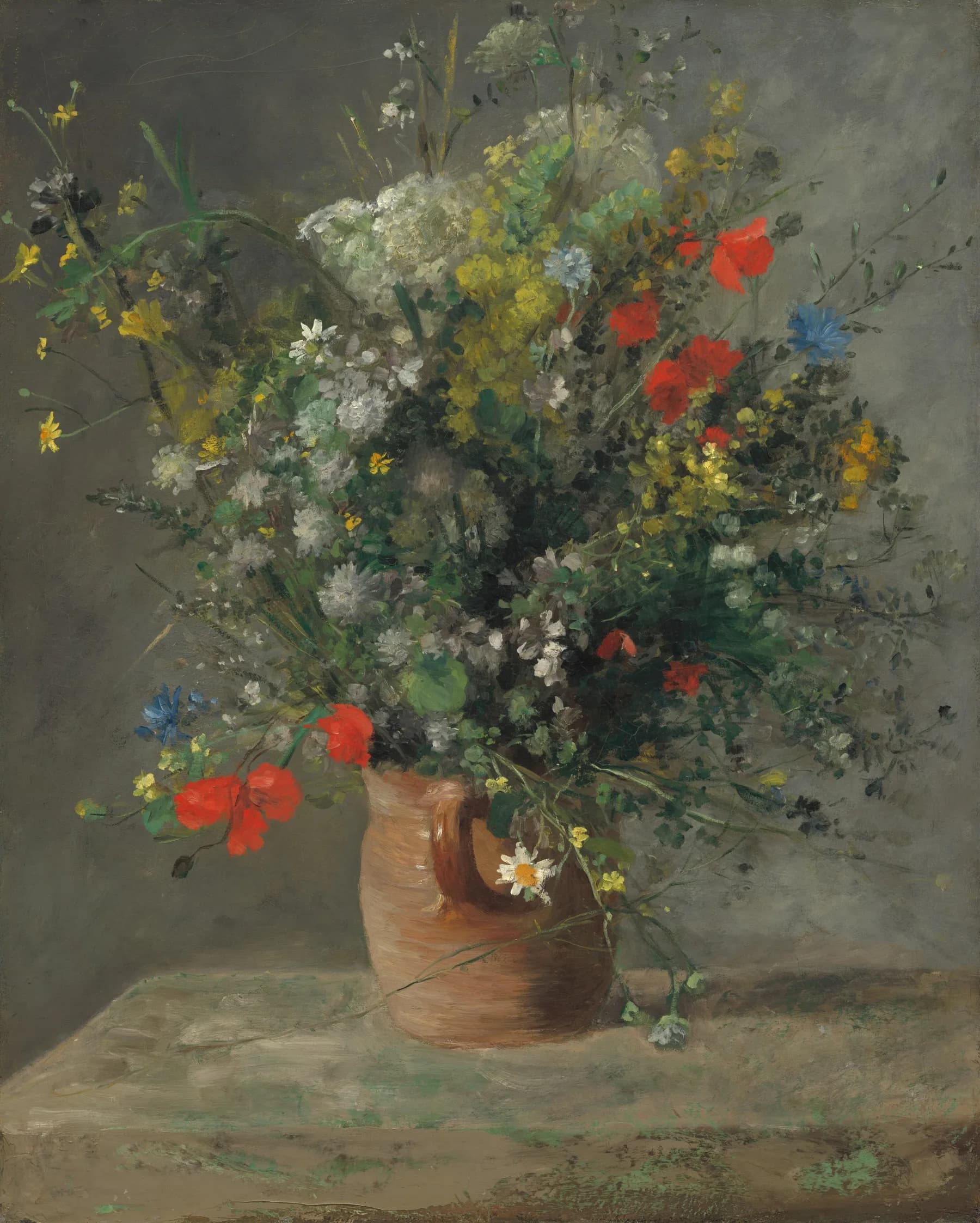Florero con Flores Silvestres - Renoir