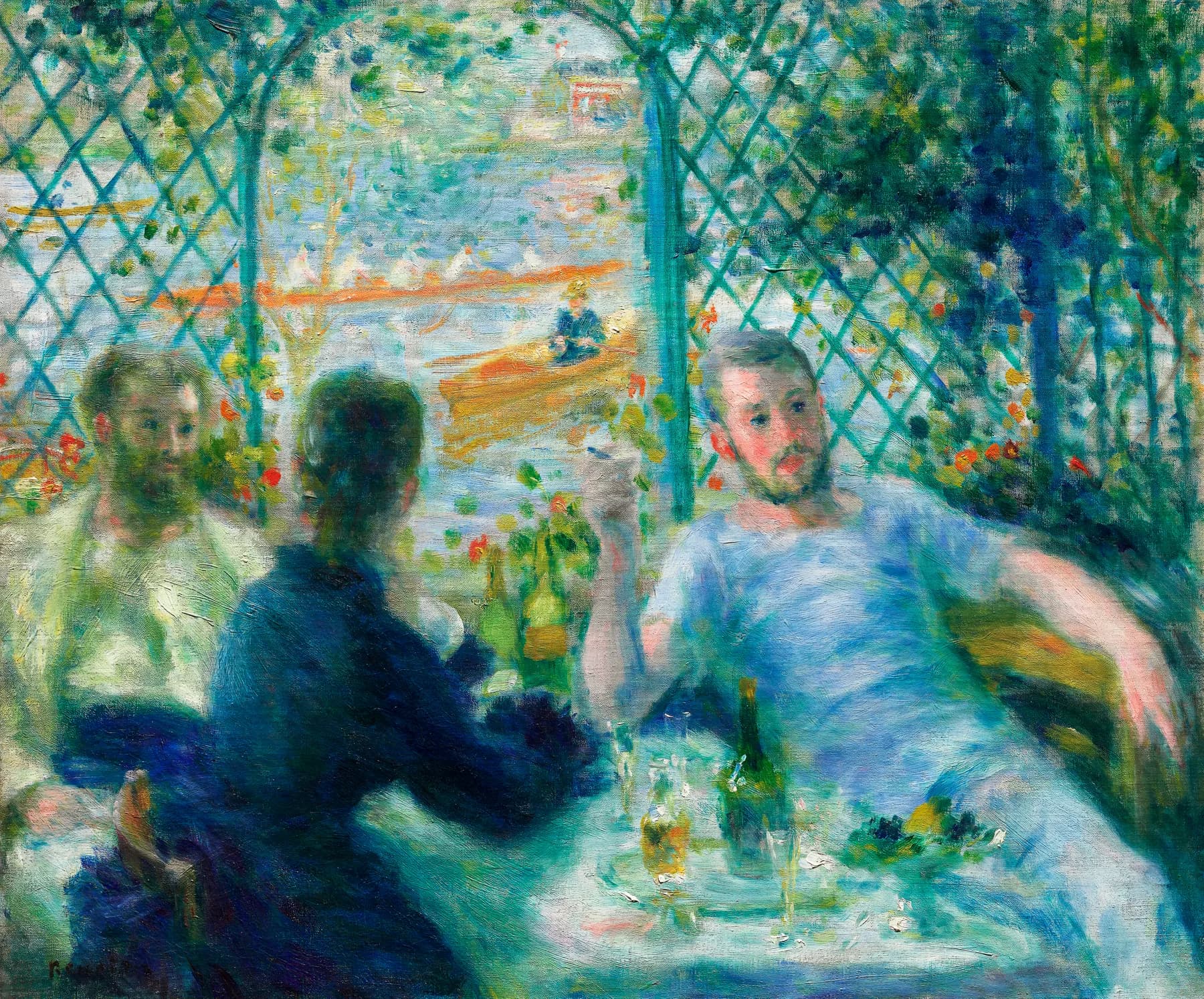 Almuerzo en la Terraza - Renoir