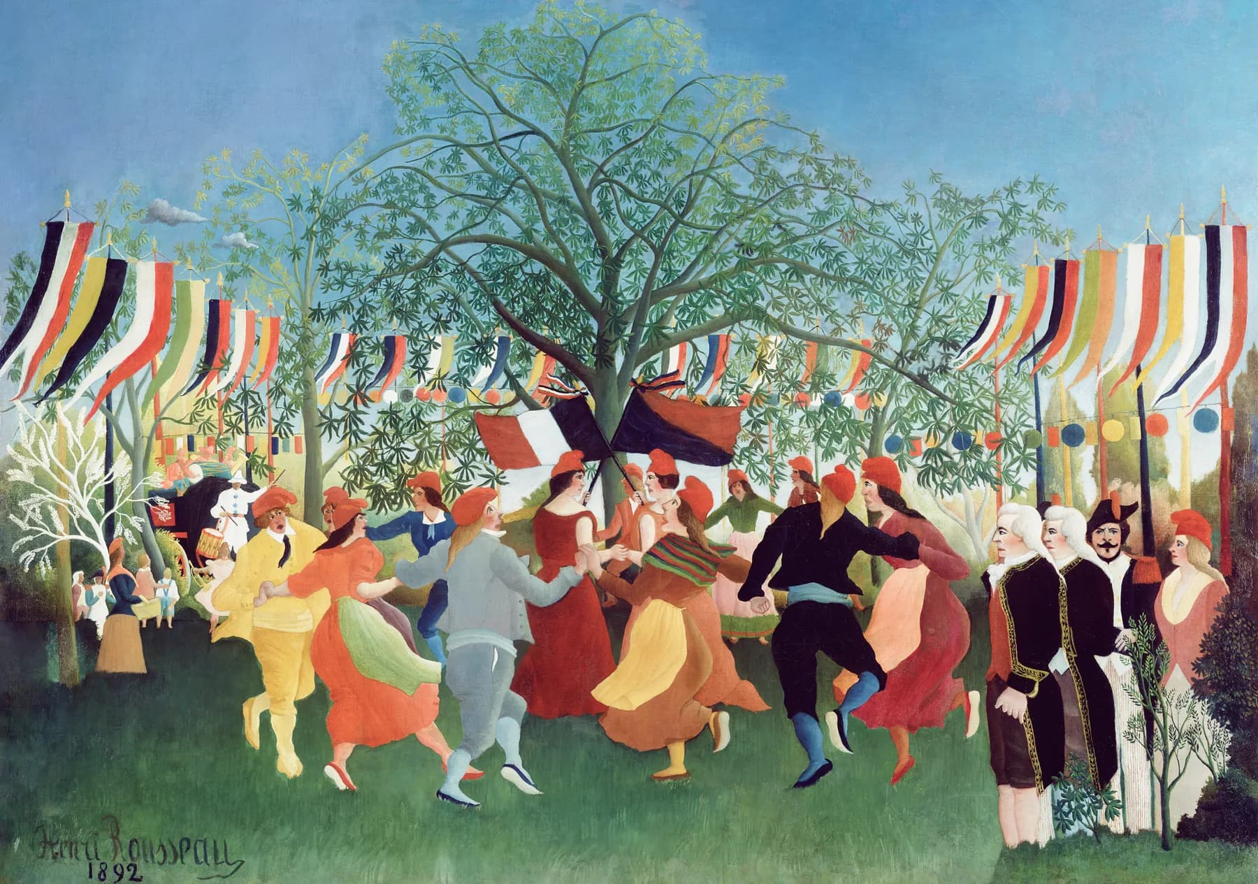 Celebracion del Dia de la Independencia - Henri Rousseau