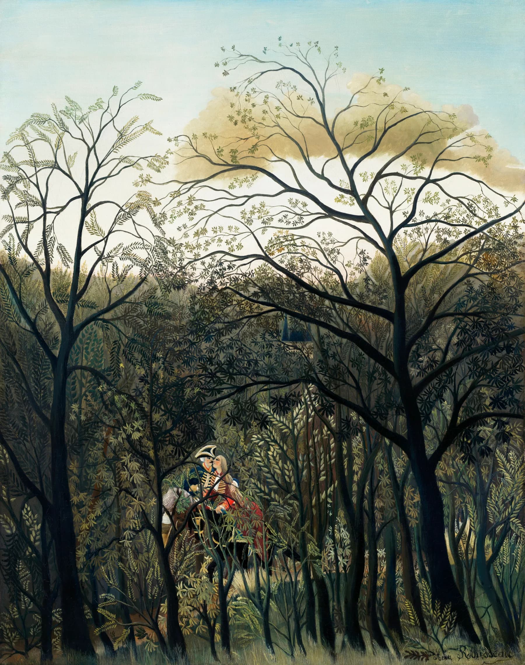 Bosque en Invierno - Henri Rousseau