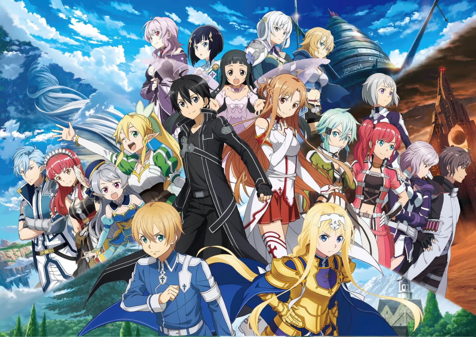 Sword Art Online Elenco Completo