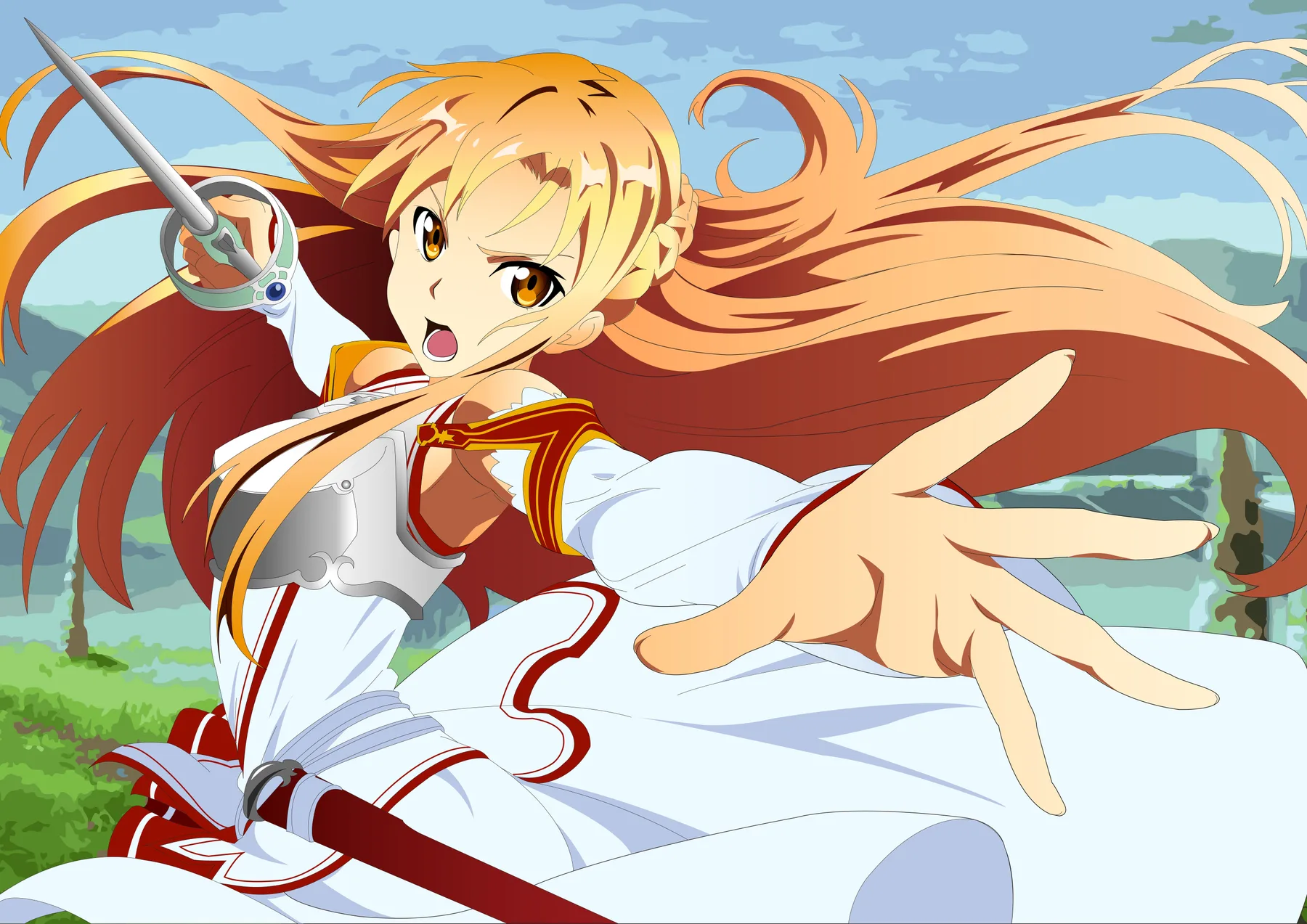 Asuna Espada en Accion