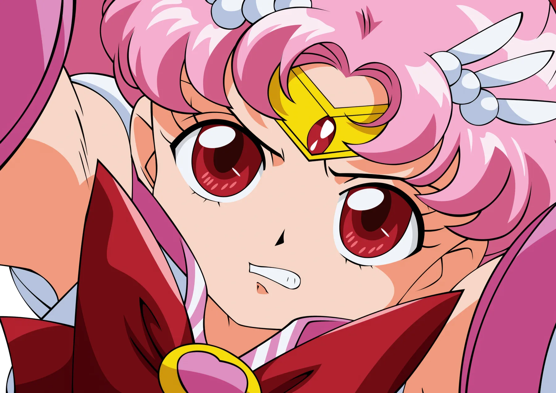 Chibiusa Primer Plano Triste