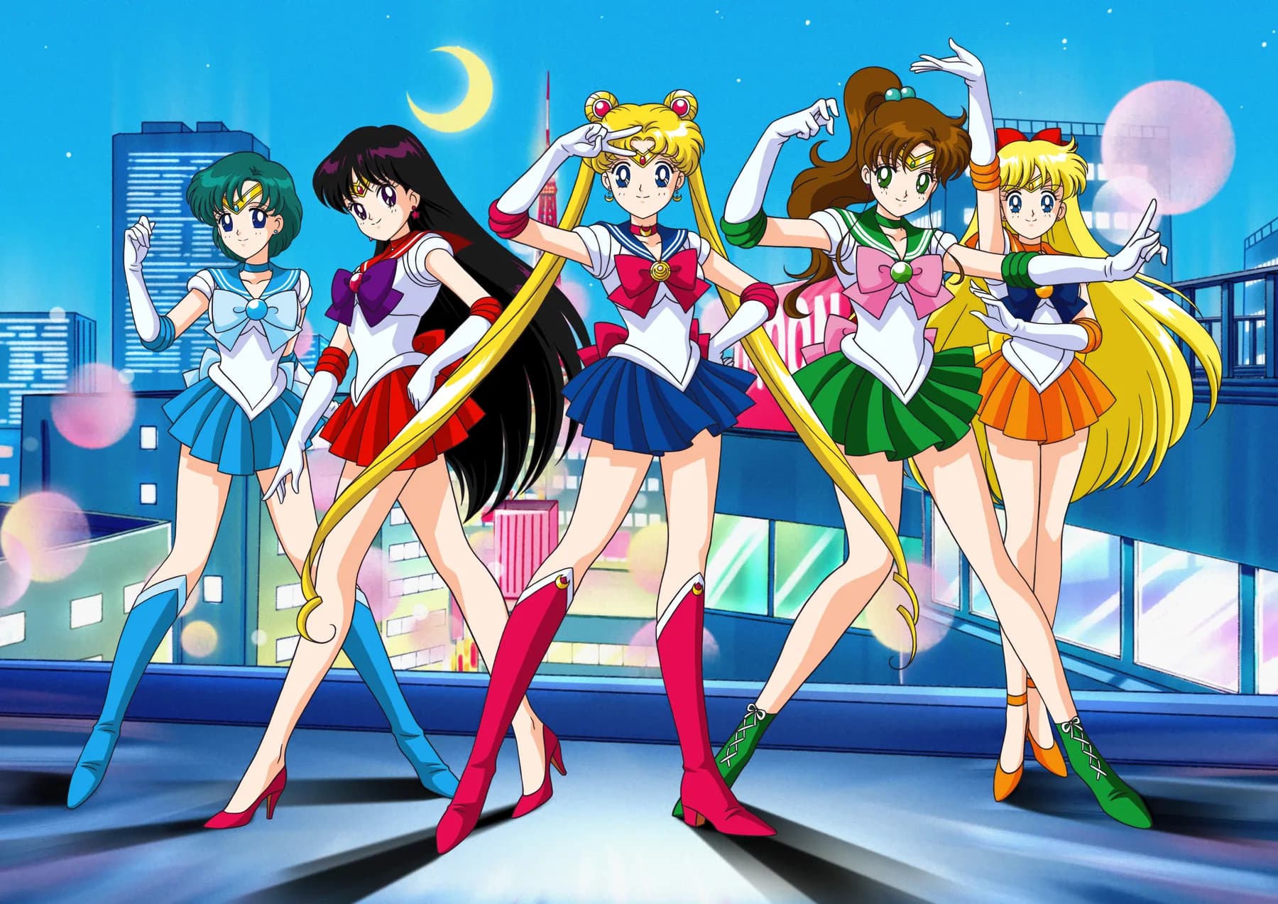 Sailor Senshi Equipo Completo en Azotea