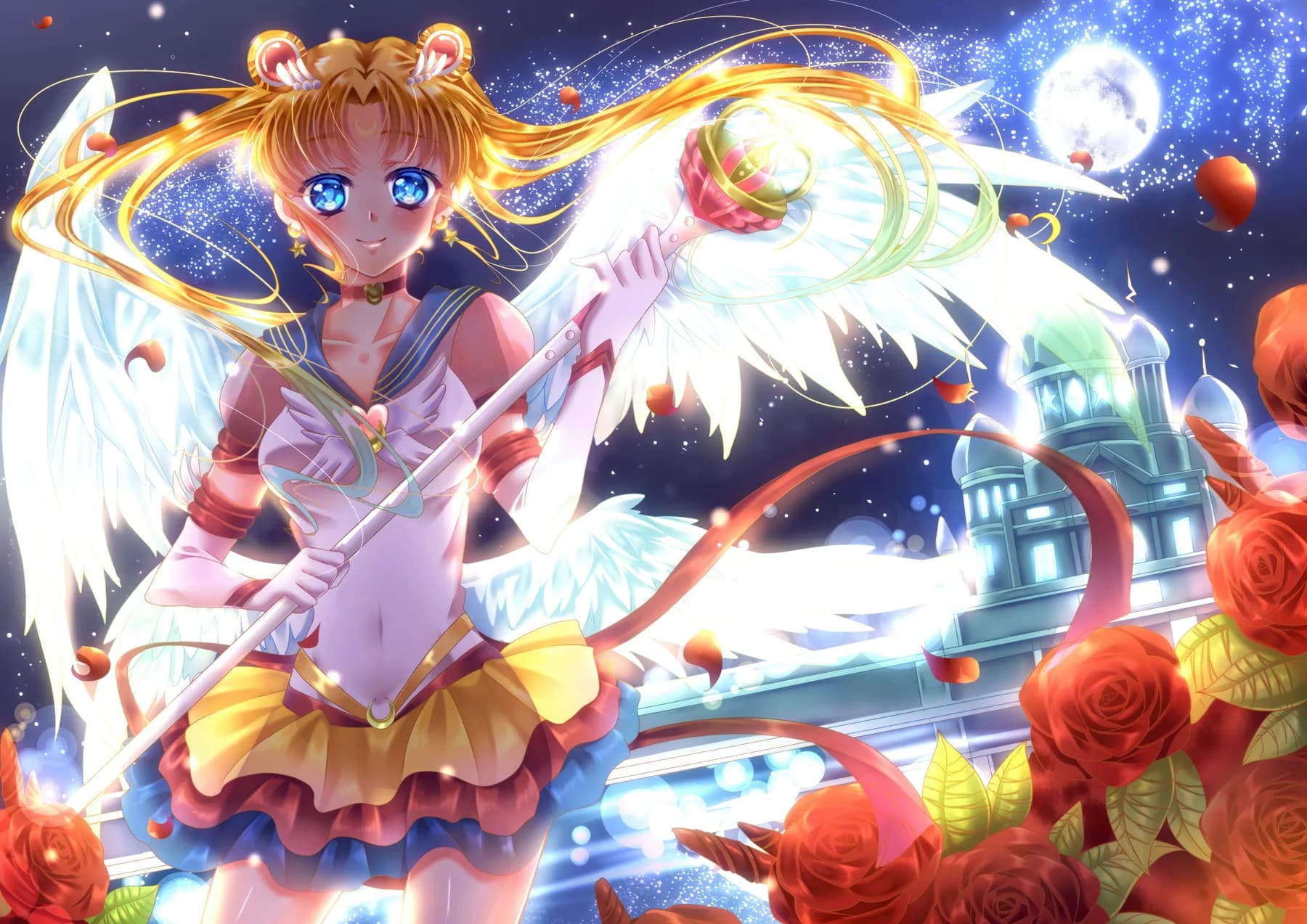 Sailor Moon Eternal con Alas y Cetro