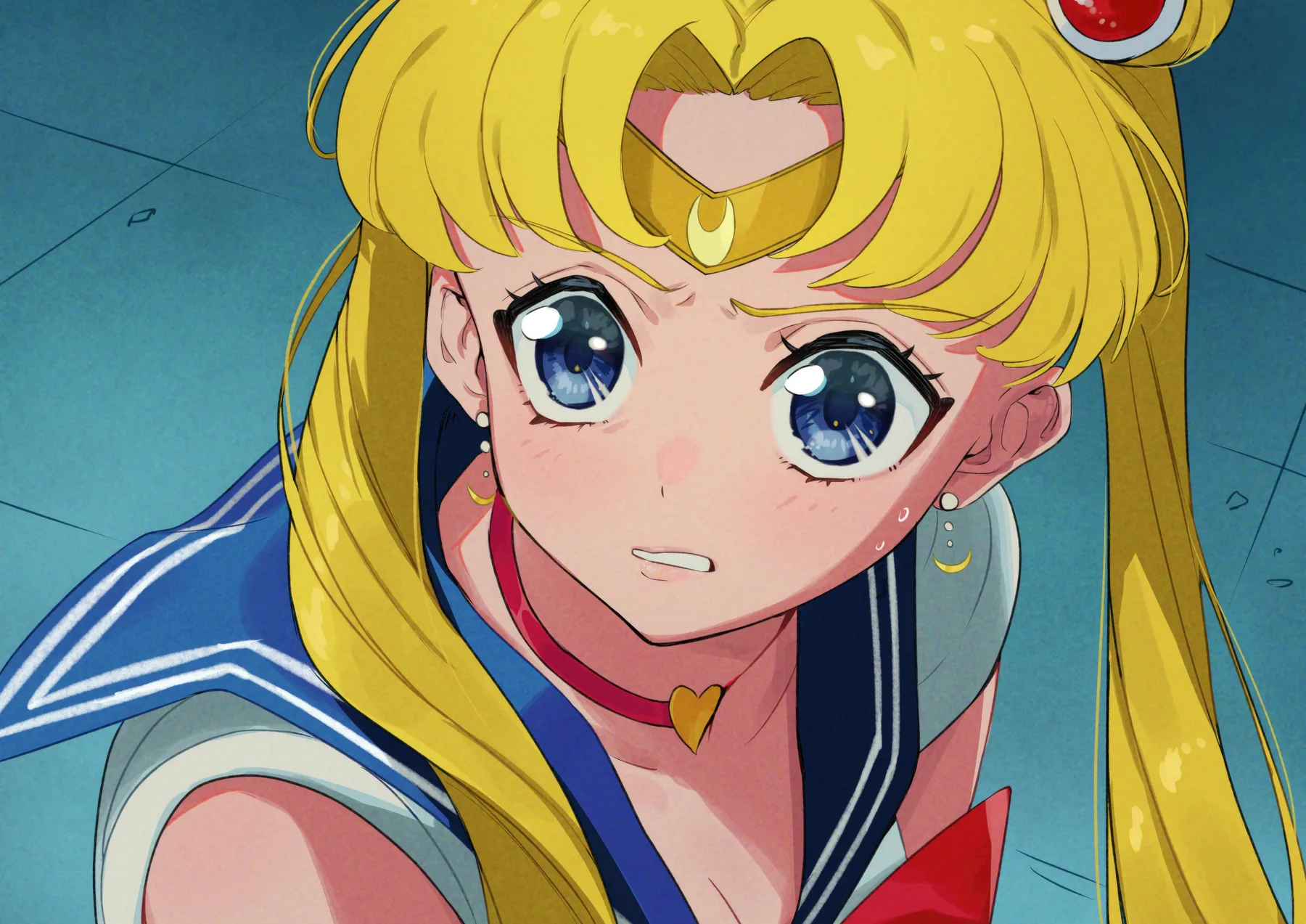 Sailor Moon Usagi Llorando Primer Plano