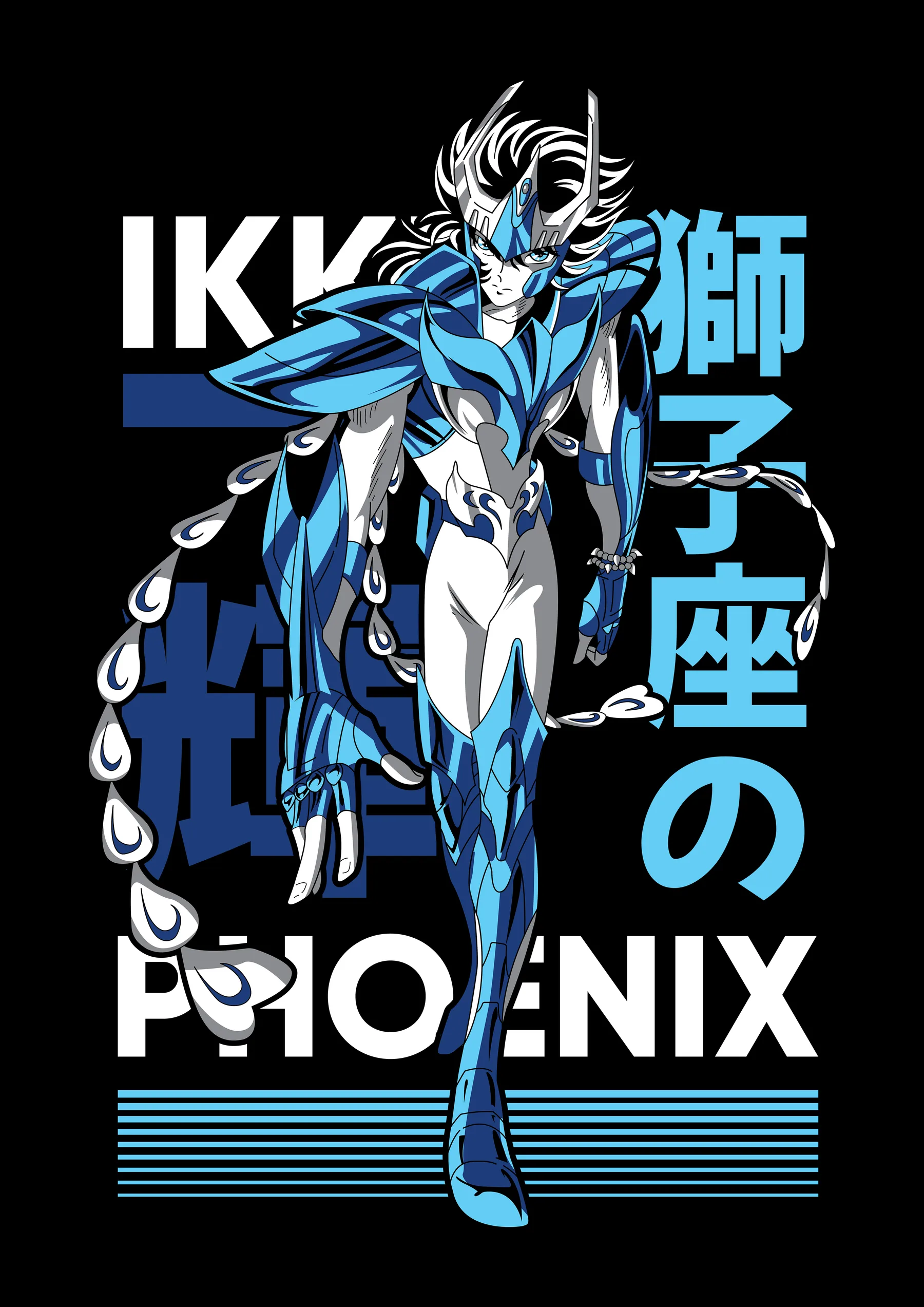 Ikki Phoenix Poster Saint Seiya