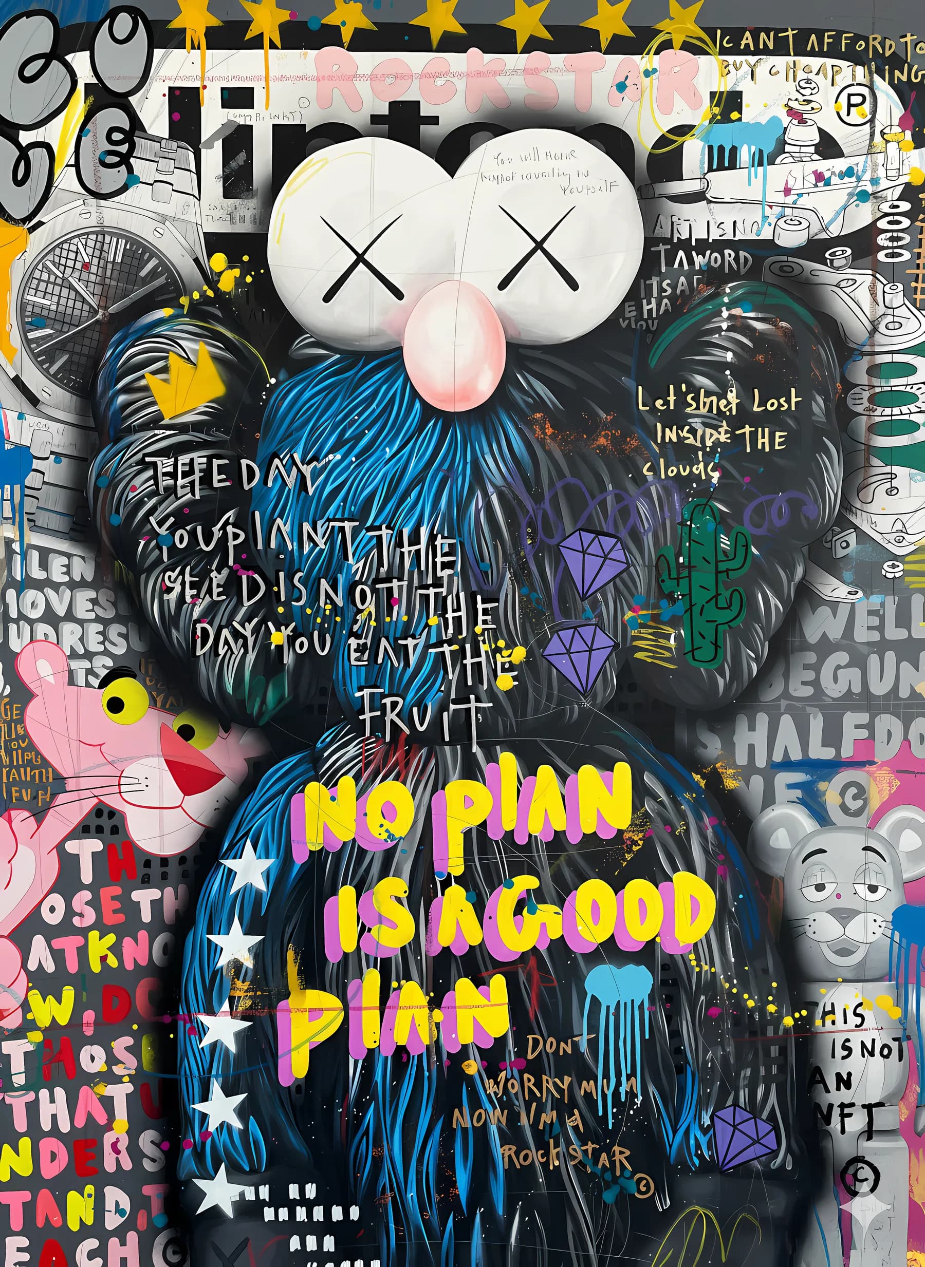 KAWS No Plan is a Good Plan