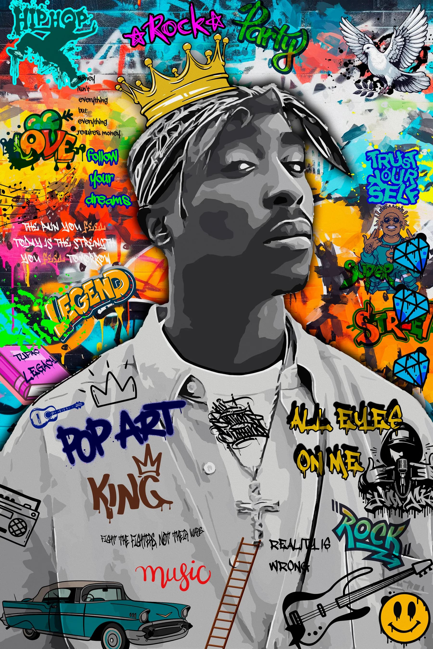 2Pac Pop Art King