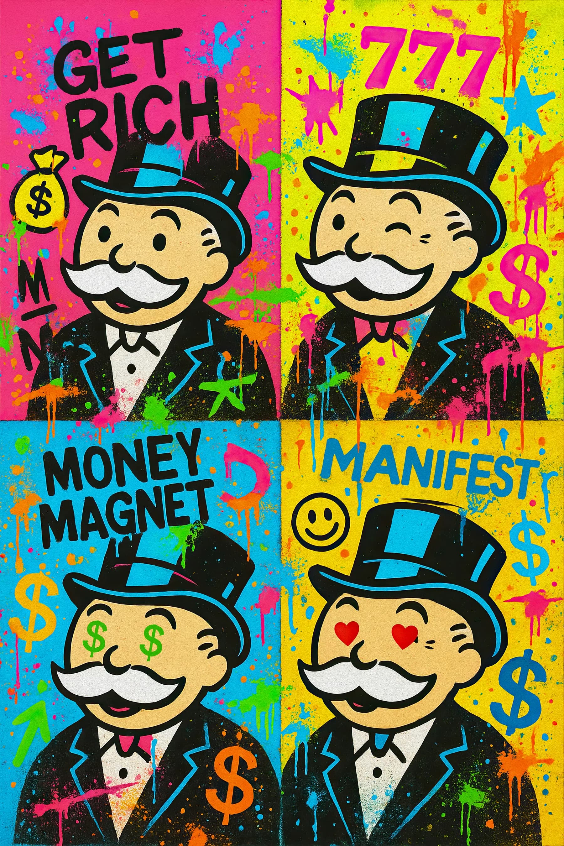 Monopoly Money Magnet Manifest