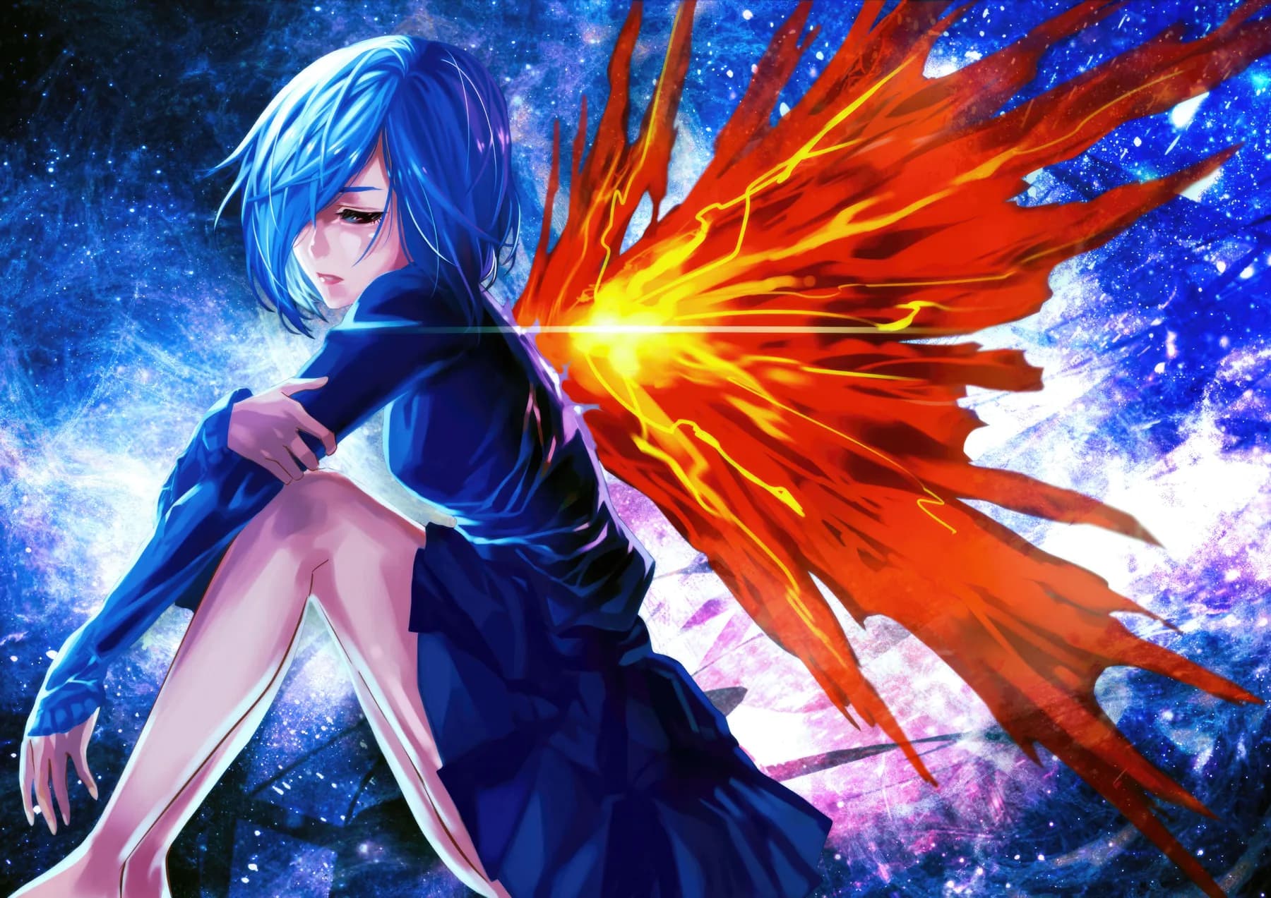 Touka Kirishima Furiosa Primer Plano