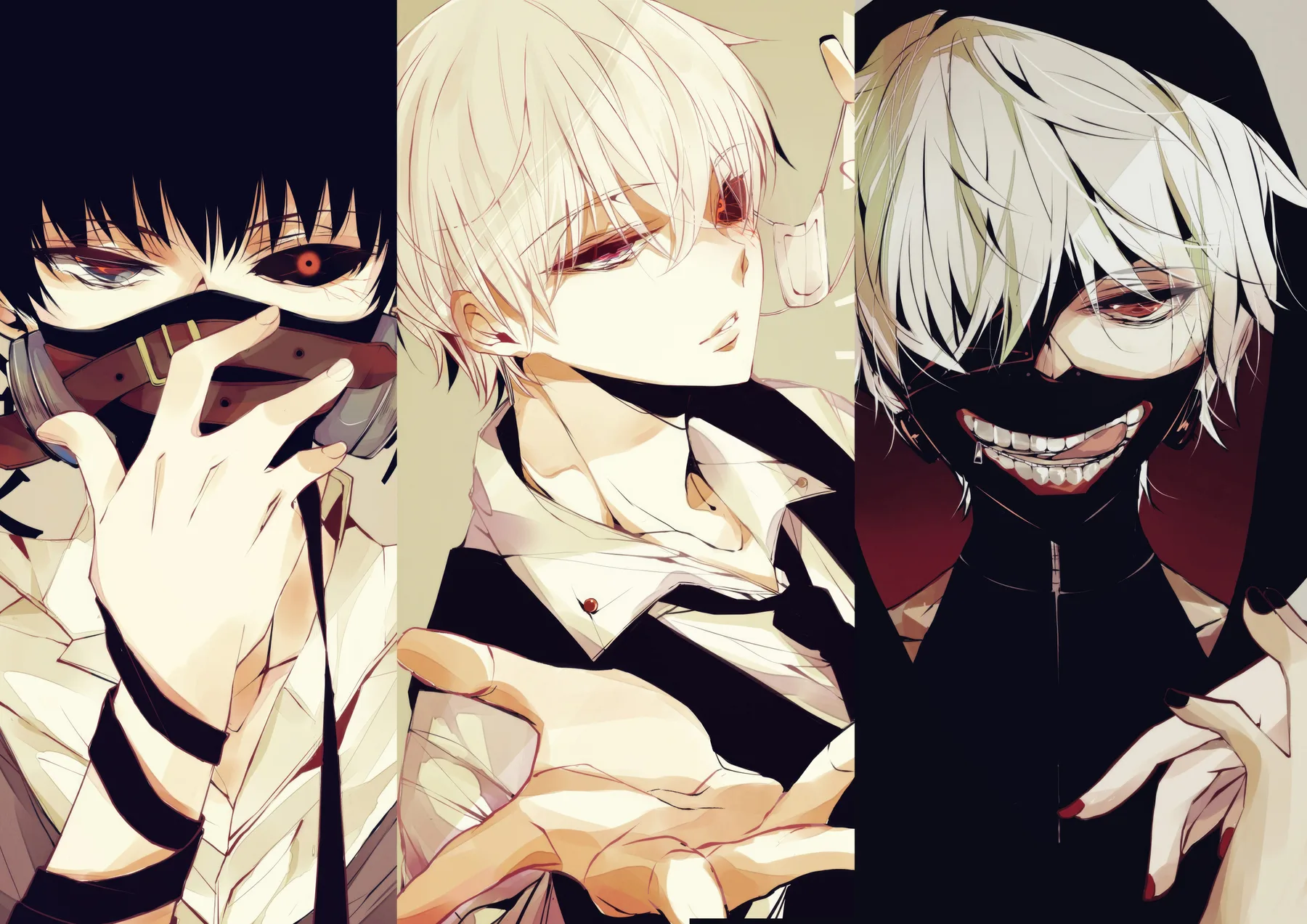Ken Kaneki con Capucha Gesto