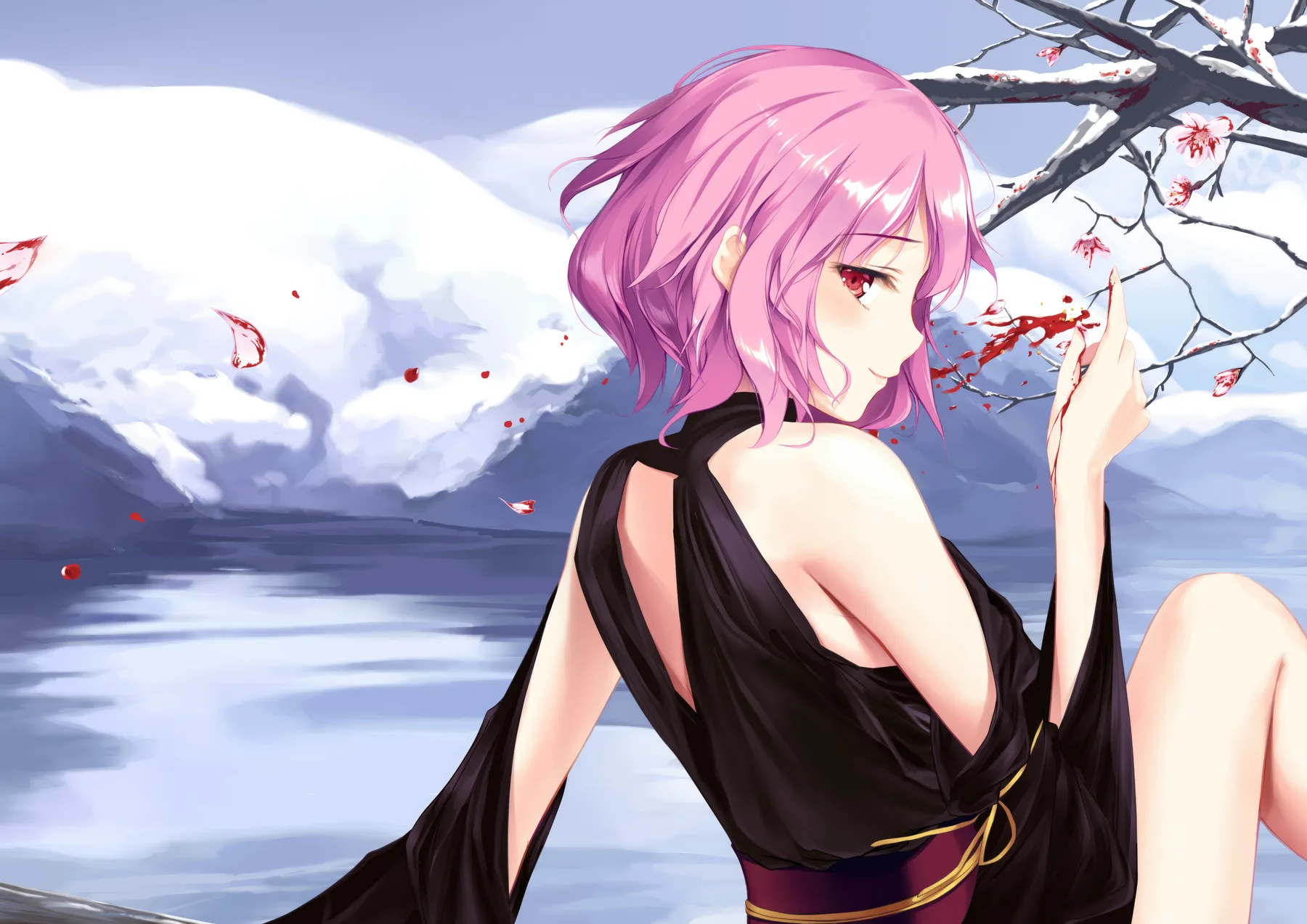 Touhou Duo con Libro y Corona