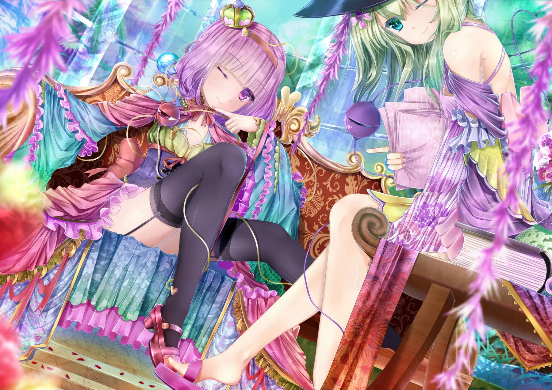 Touhou Retrato Invierno con Sangre y Flores