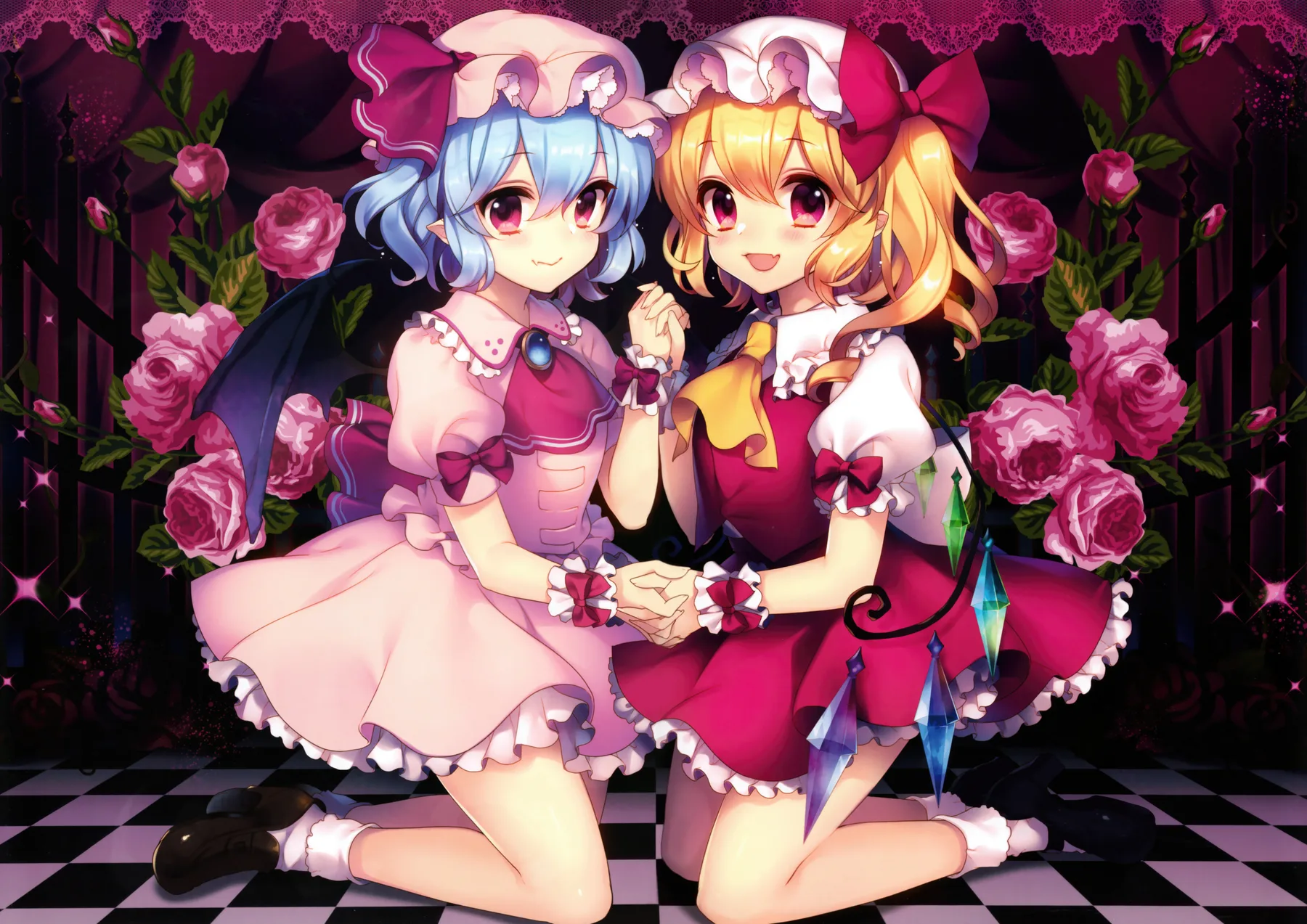 Remilia Scarlet y Flandre Scarlet Juntas