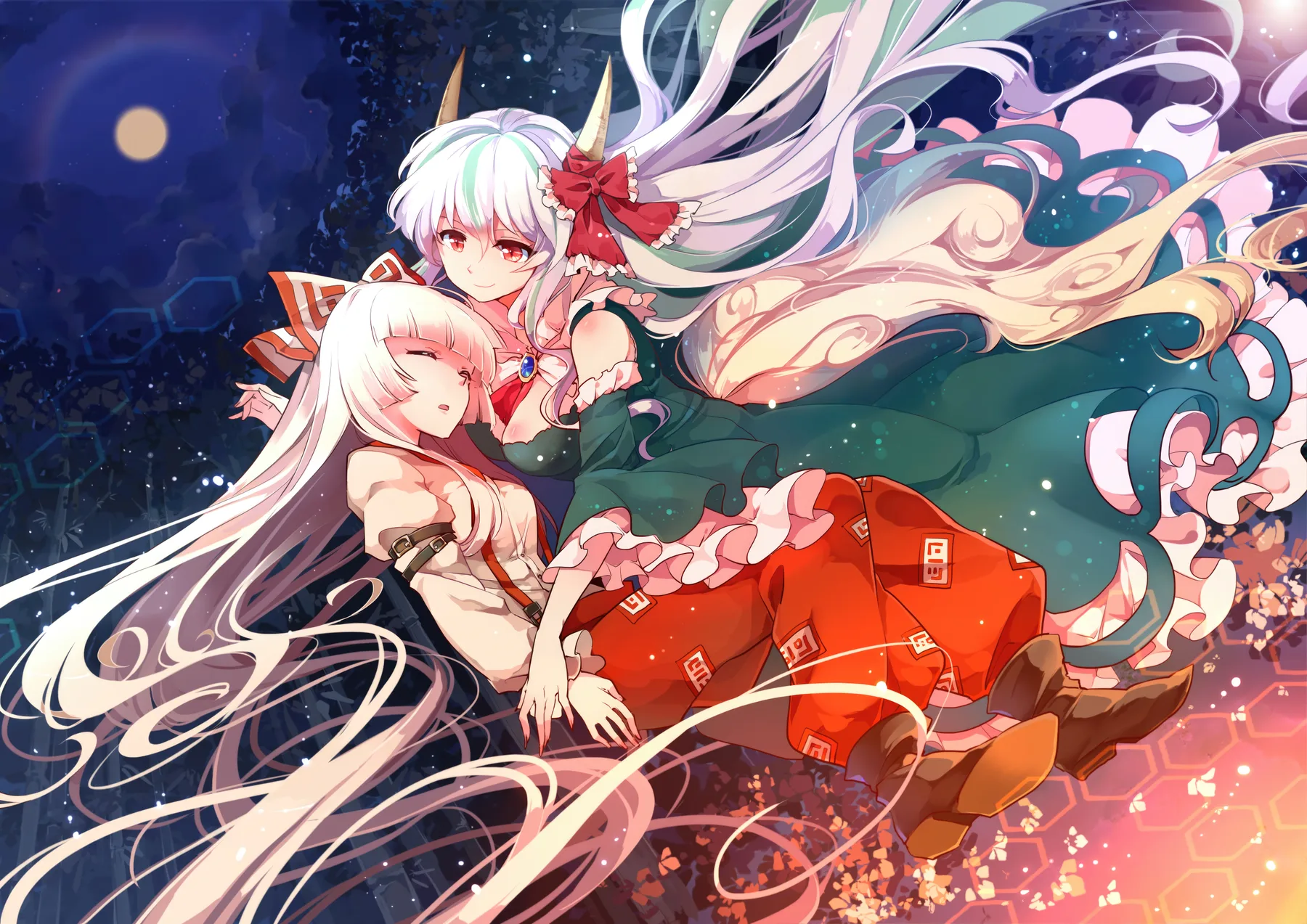 Touhou Retrato Uniforme Oscuro