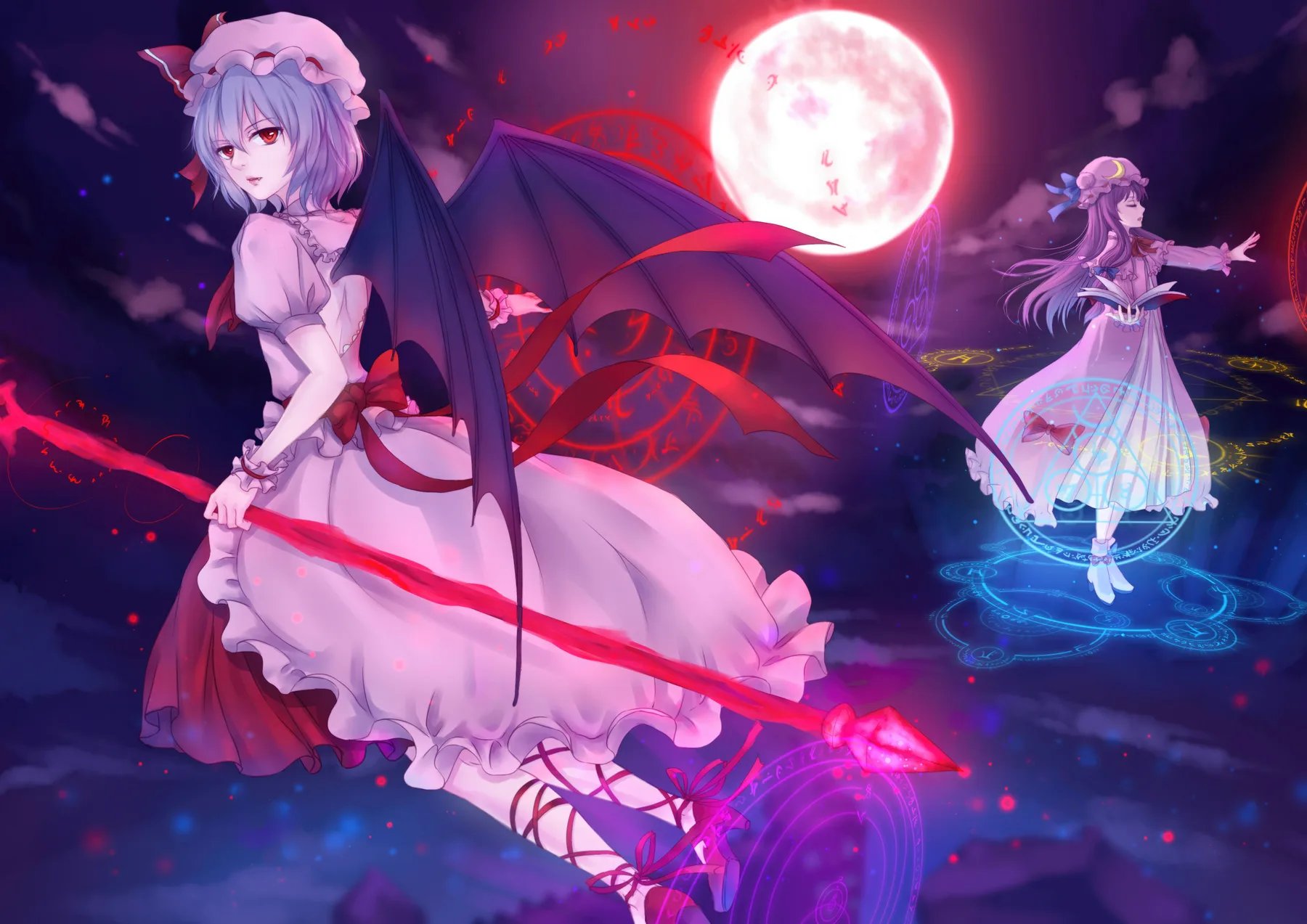 Remilia Scarlet y Patchouli Knowledge