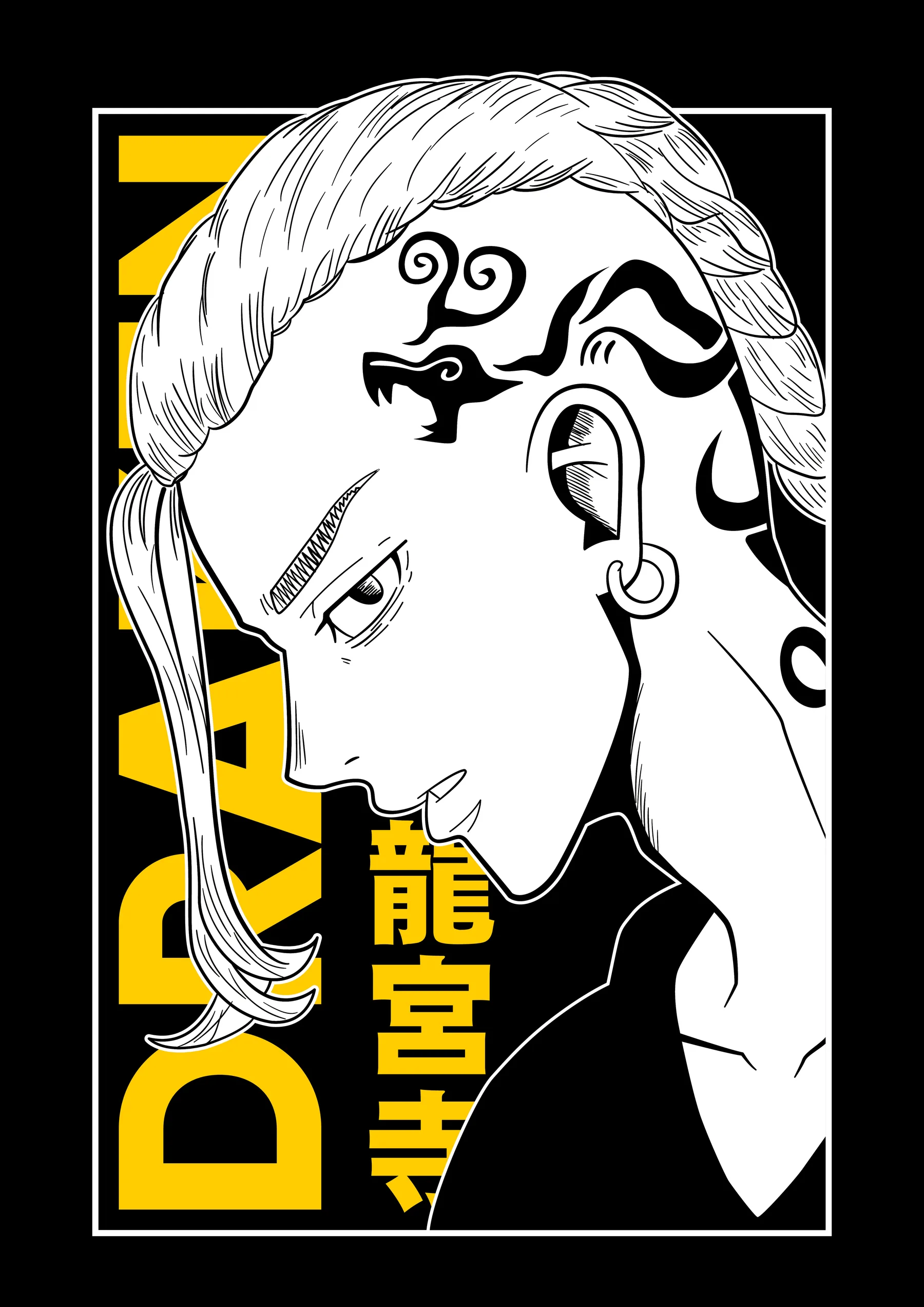 Draken Ryuguji Ken Perfil Poster