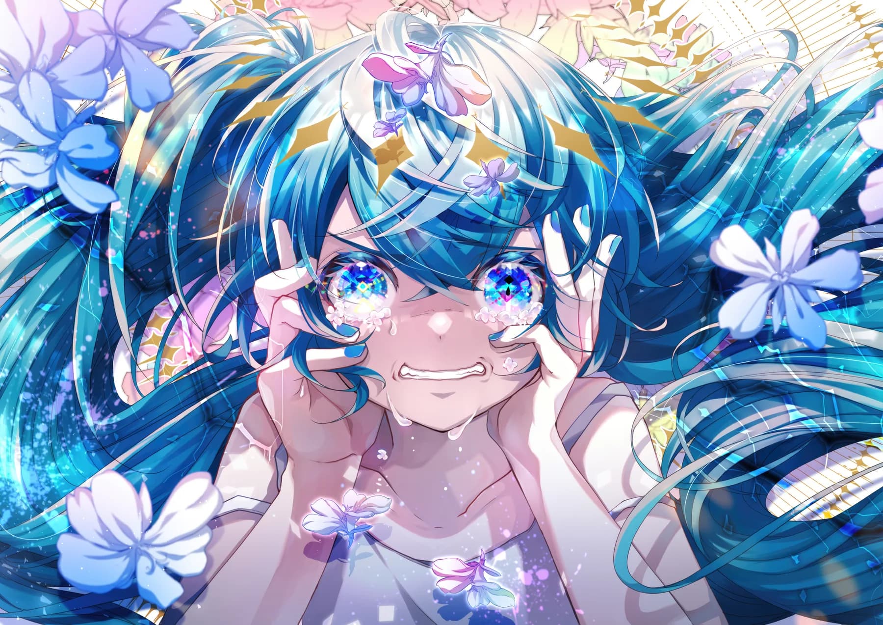Hatsune Miku Lágrimas de Cristal