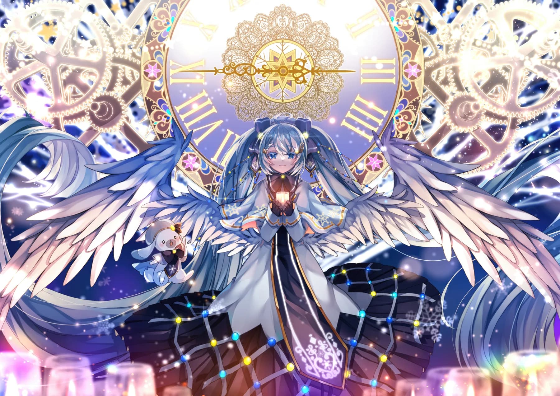 Hatsune Miku Ángel Invernal Reloj