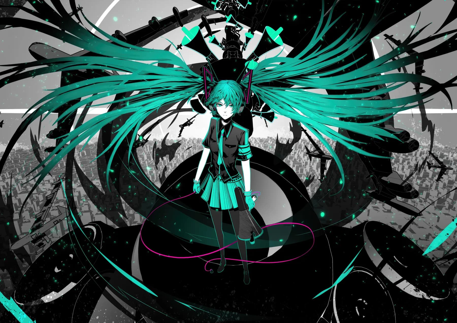 Hatsune Miku Estilo Militar Distopía