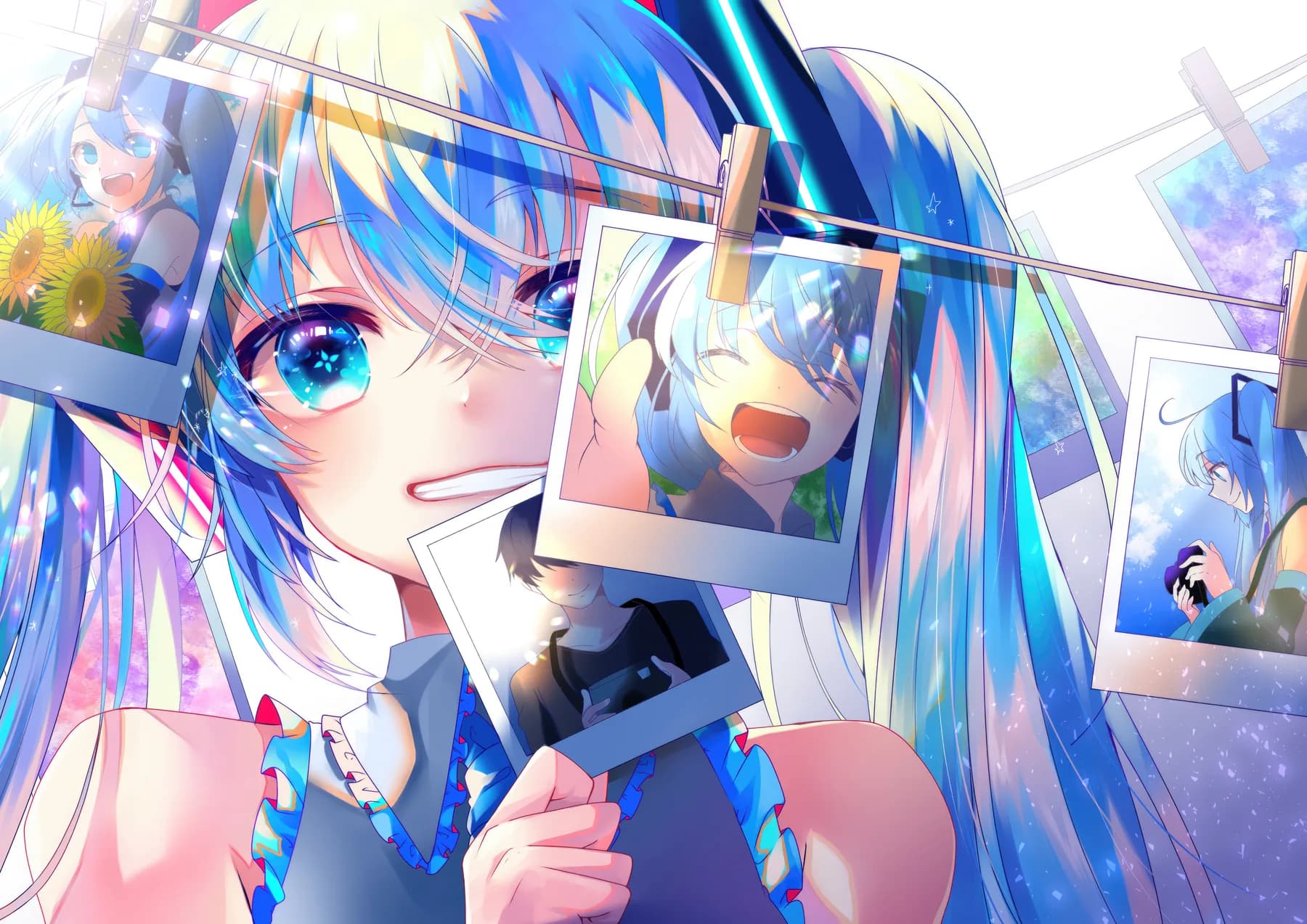 Hatsune Miku Fotos Polaroid Colgadas