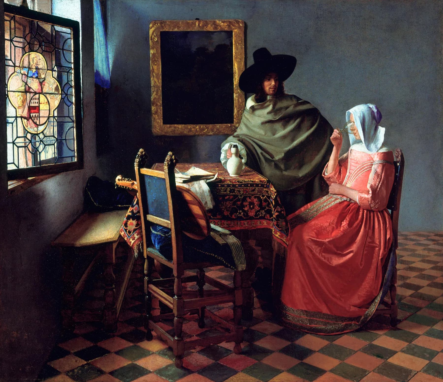 La Leccion de Musica - Johannes Vermeer