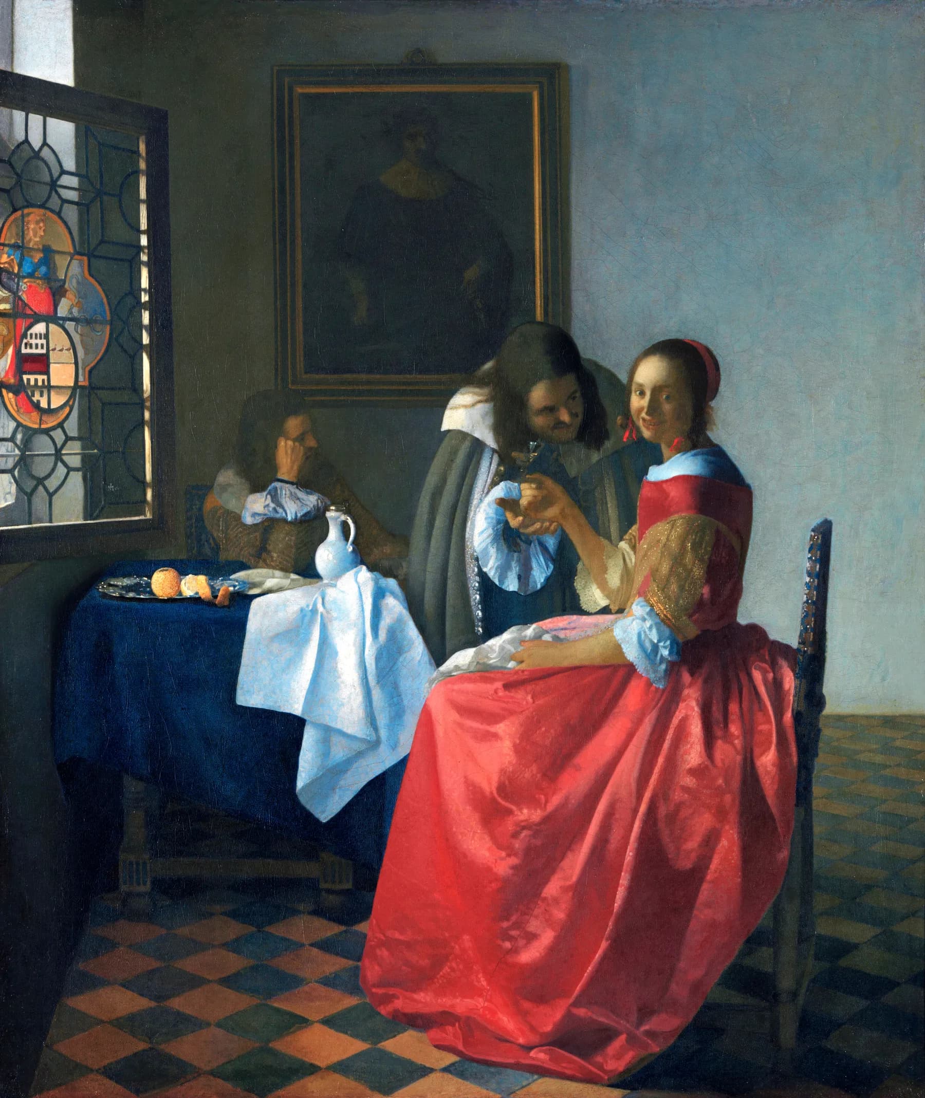 La Copa de Vino - Johannes Vermeer