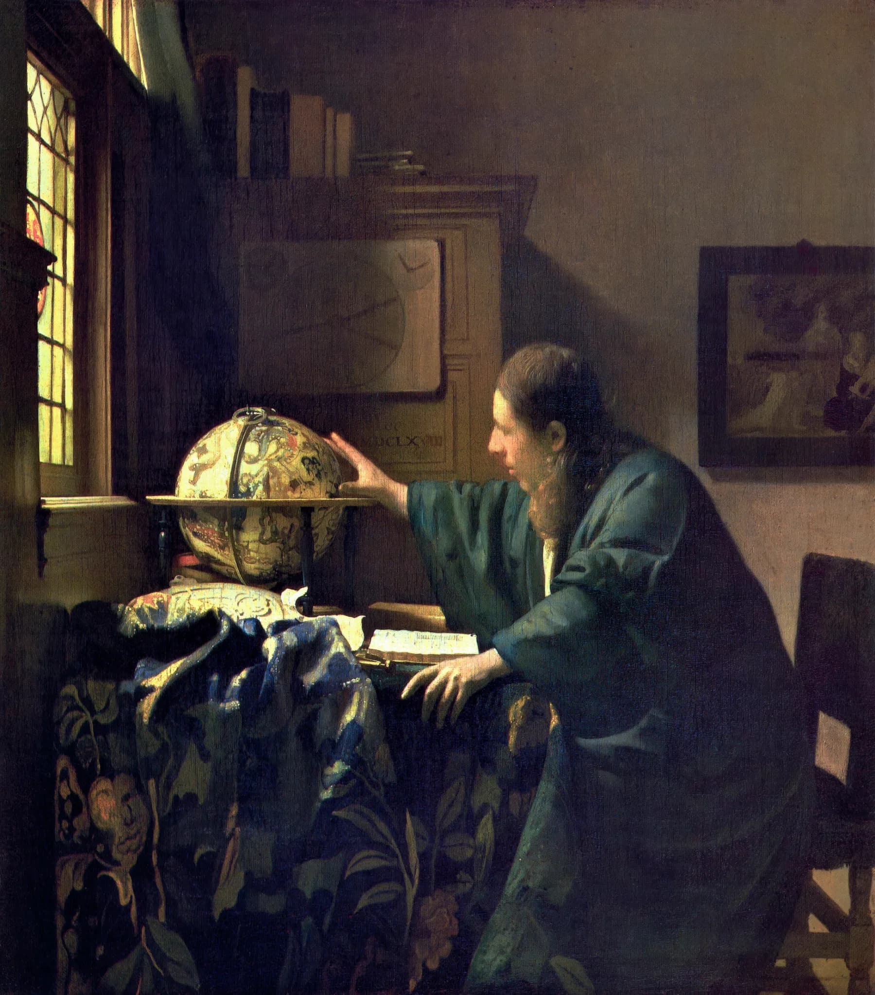 El Astronomo - Johannes Vermeer