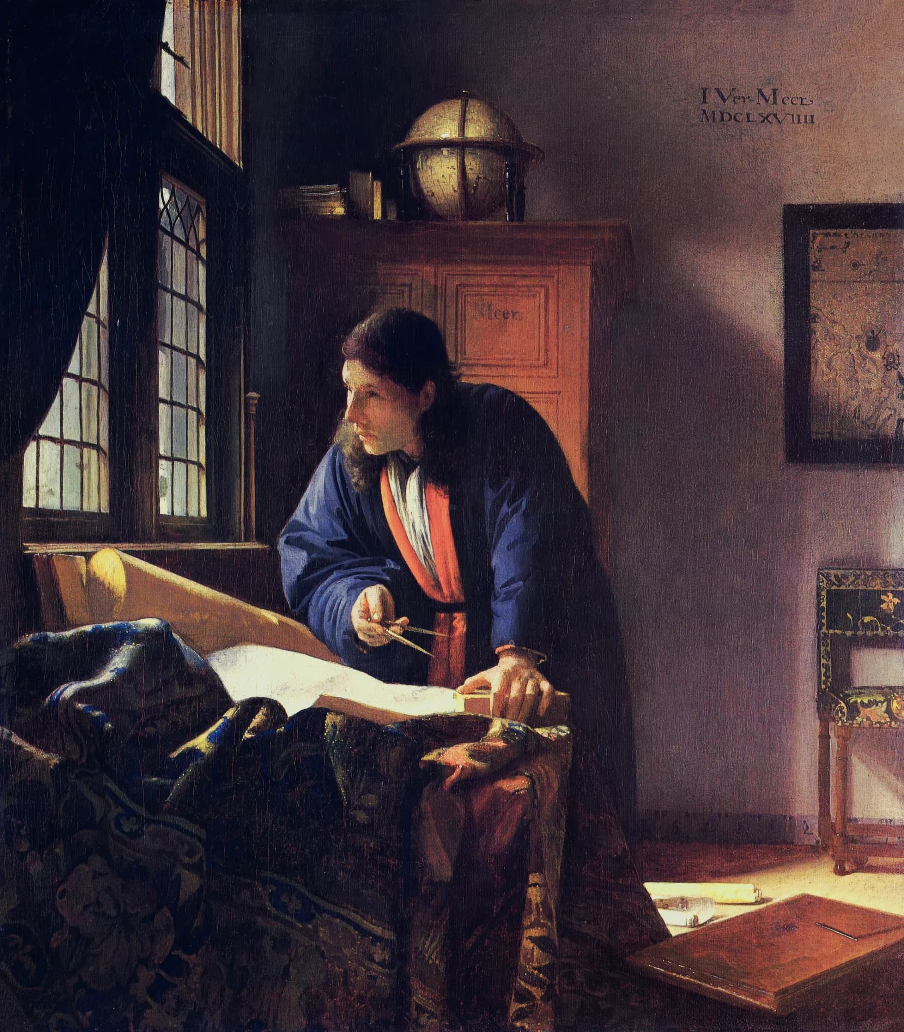 El Geografo - Johannes Vermeer