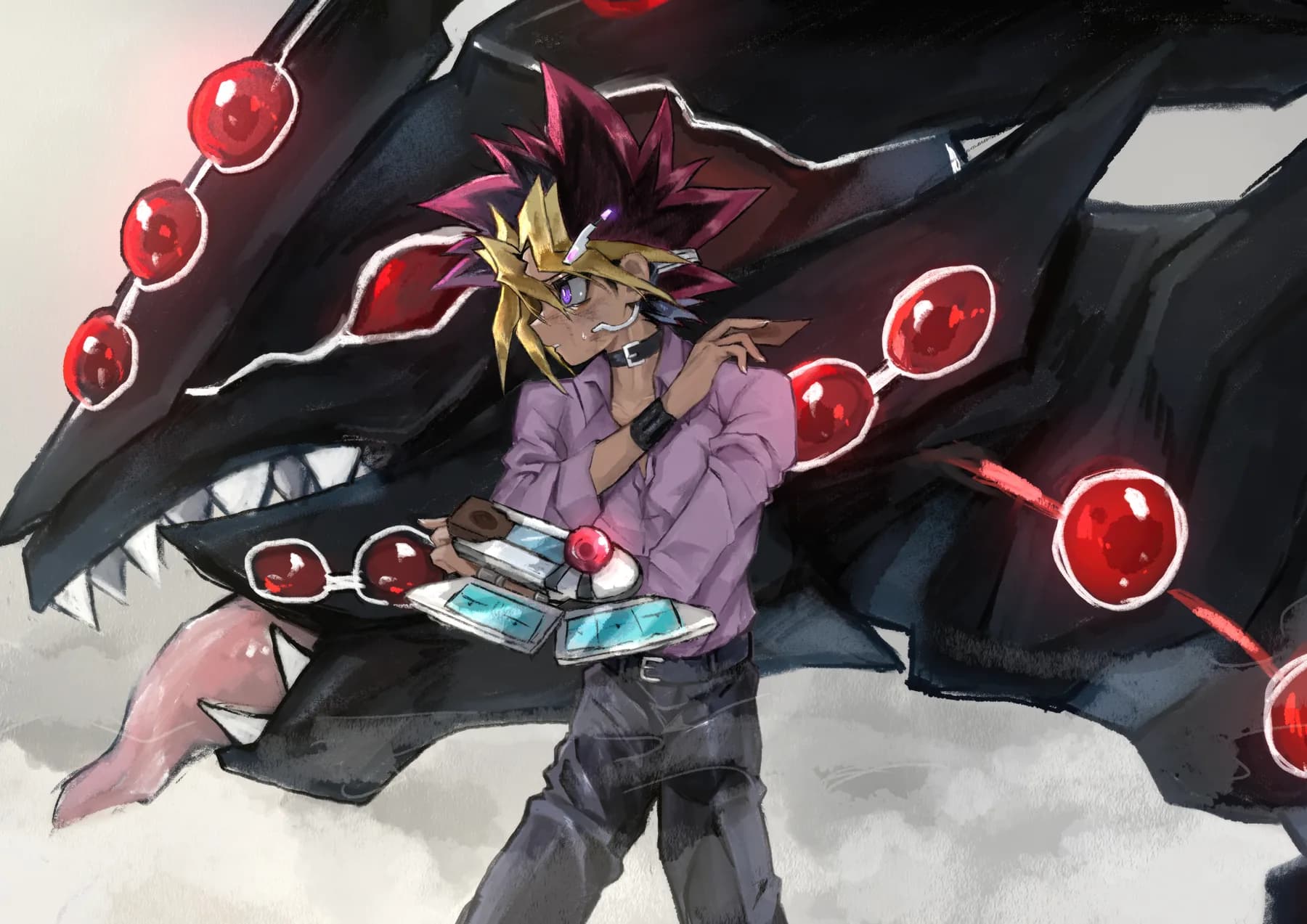 Marik Ishtar con el dios egipcio Ra