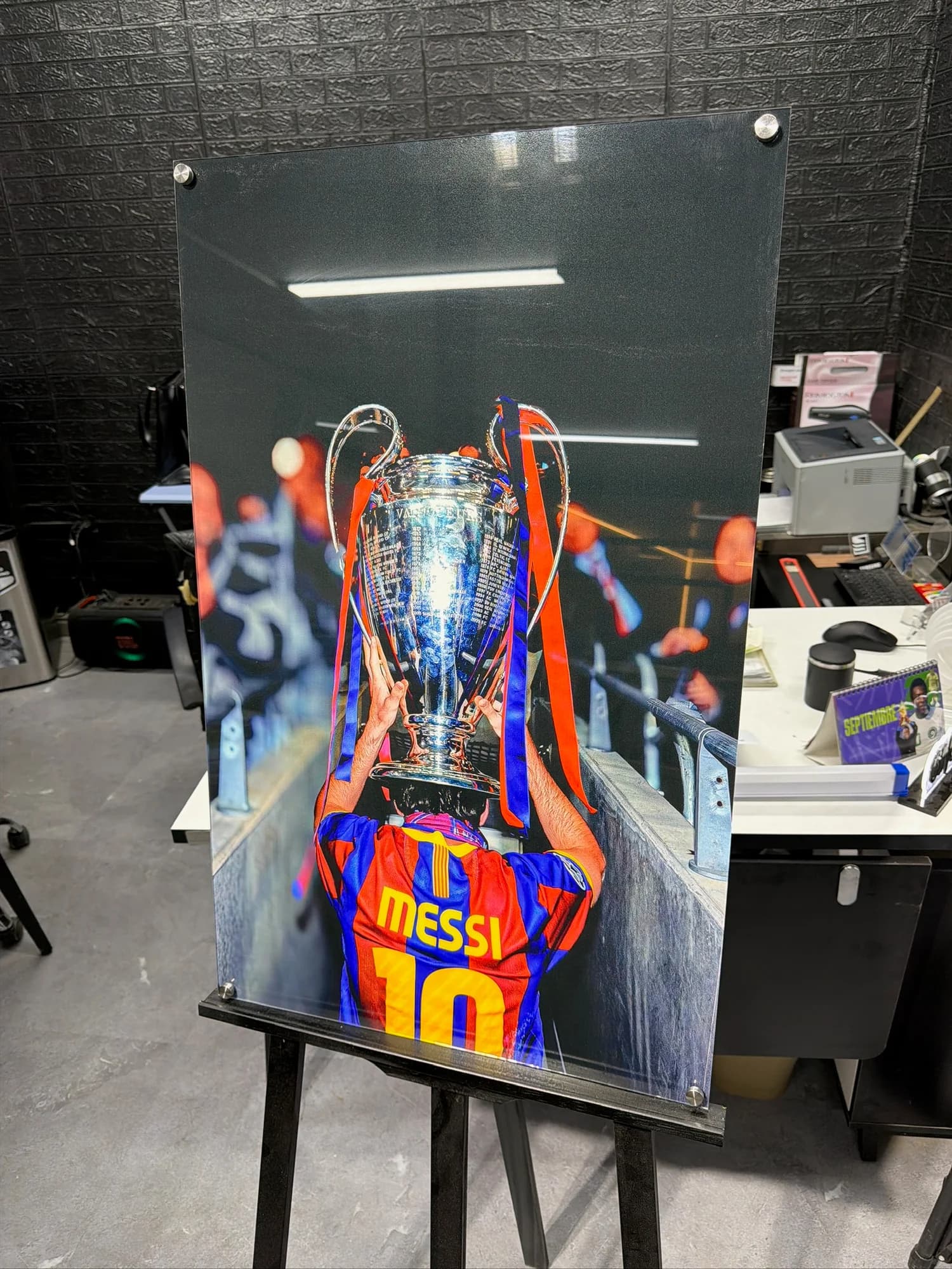 Acrílico con separadores · aprox. 60×90 cm